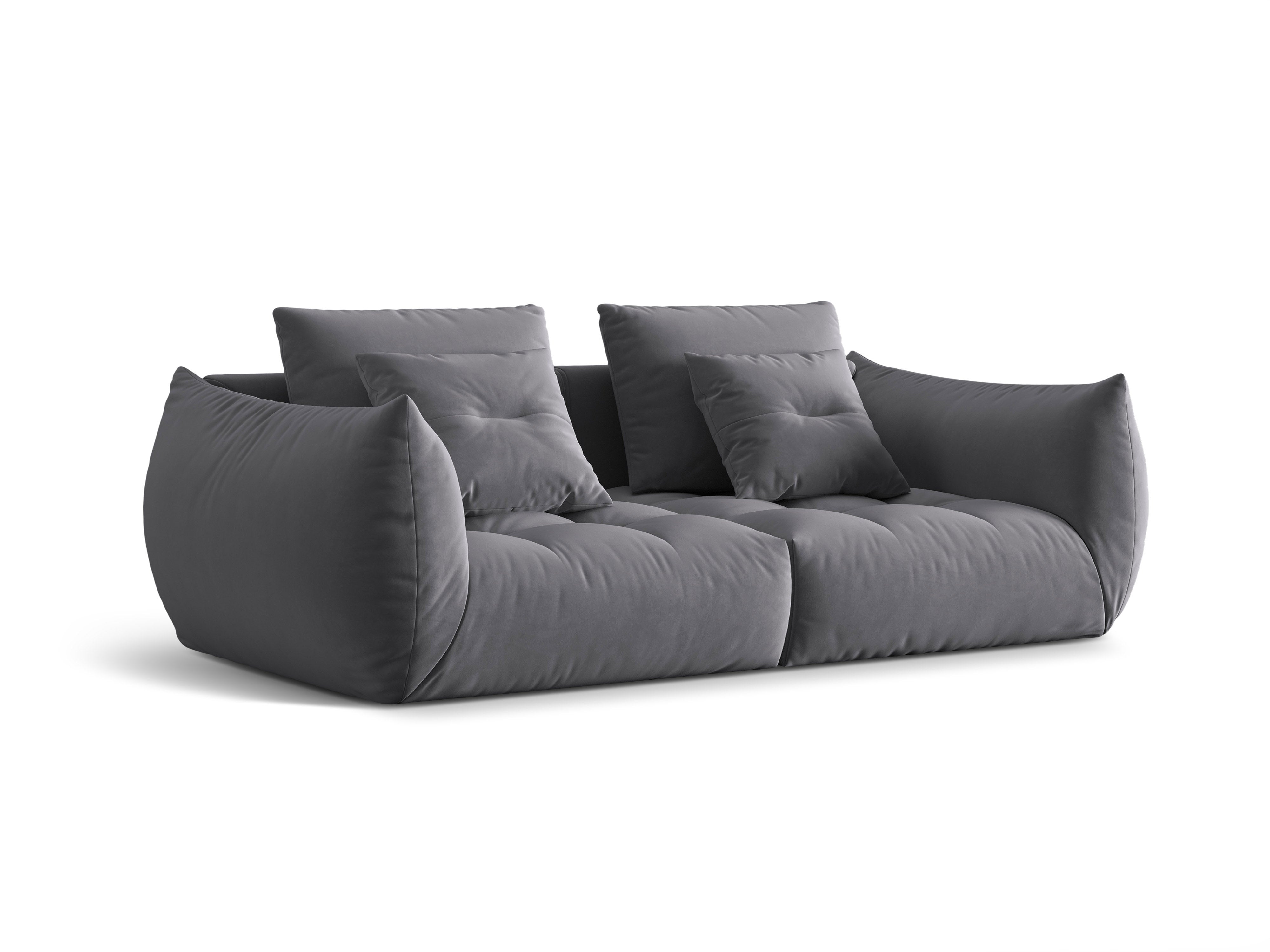 Bloom Sofa, 3 Sitze, 232x106 cm, Material: Samt