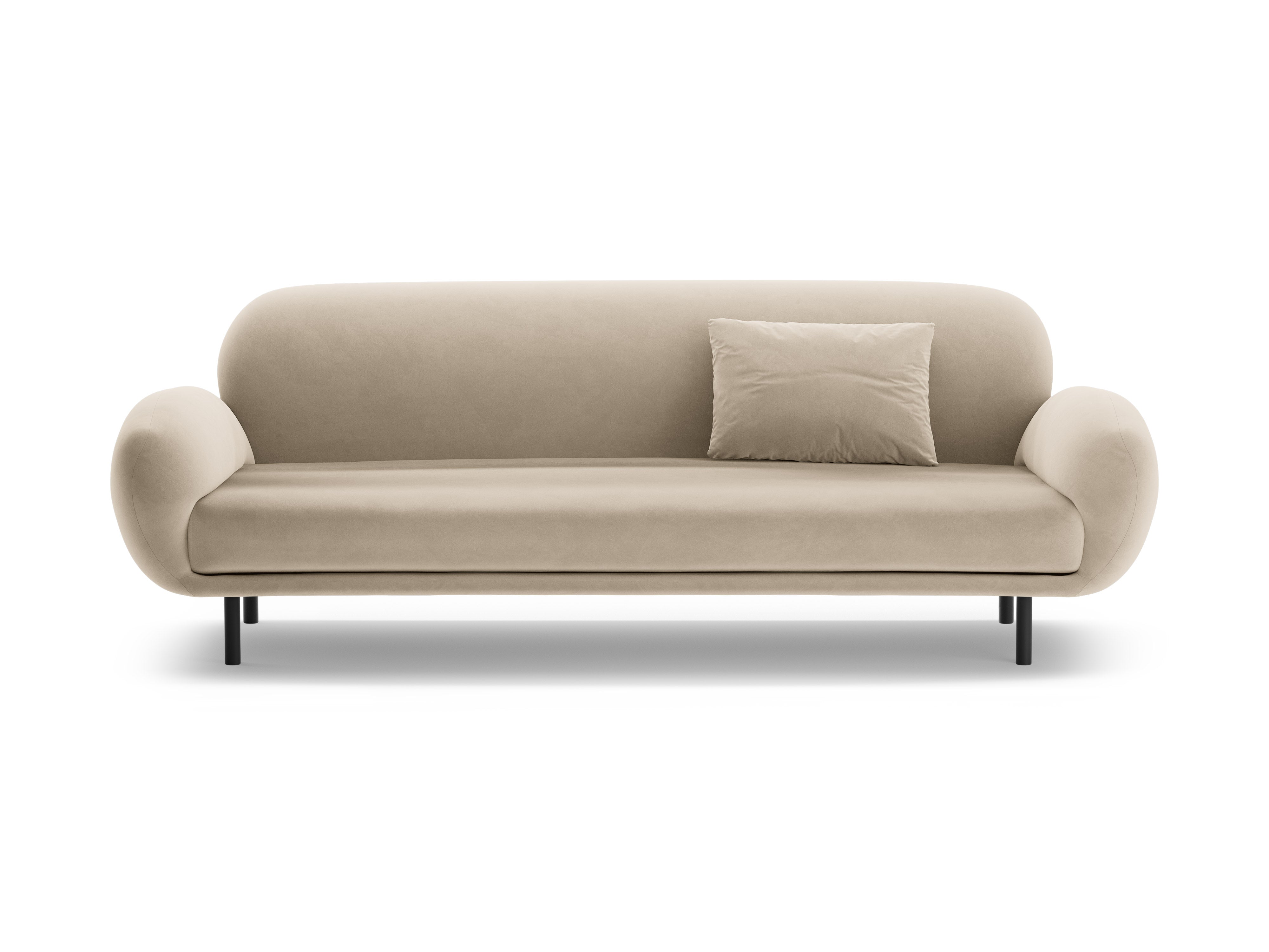 Sofa Poppy, 3 Sitze, 208x72cm, Material: Samt