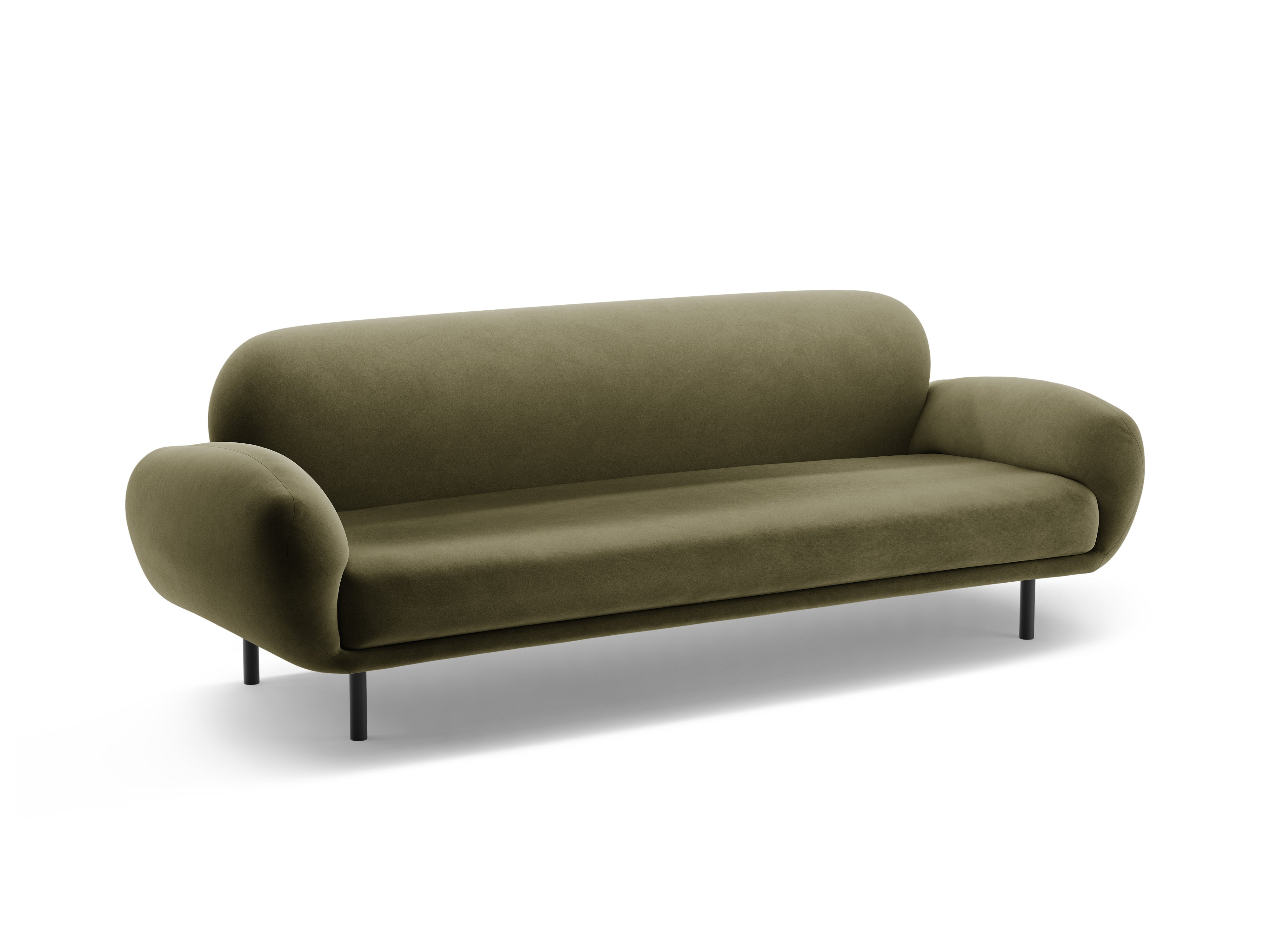 Sofa Poppy, 3 Sitze, 208x72cm, Material: Samt