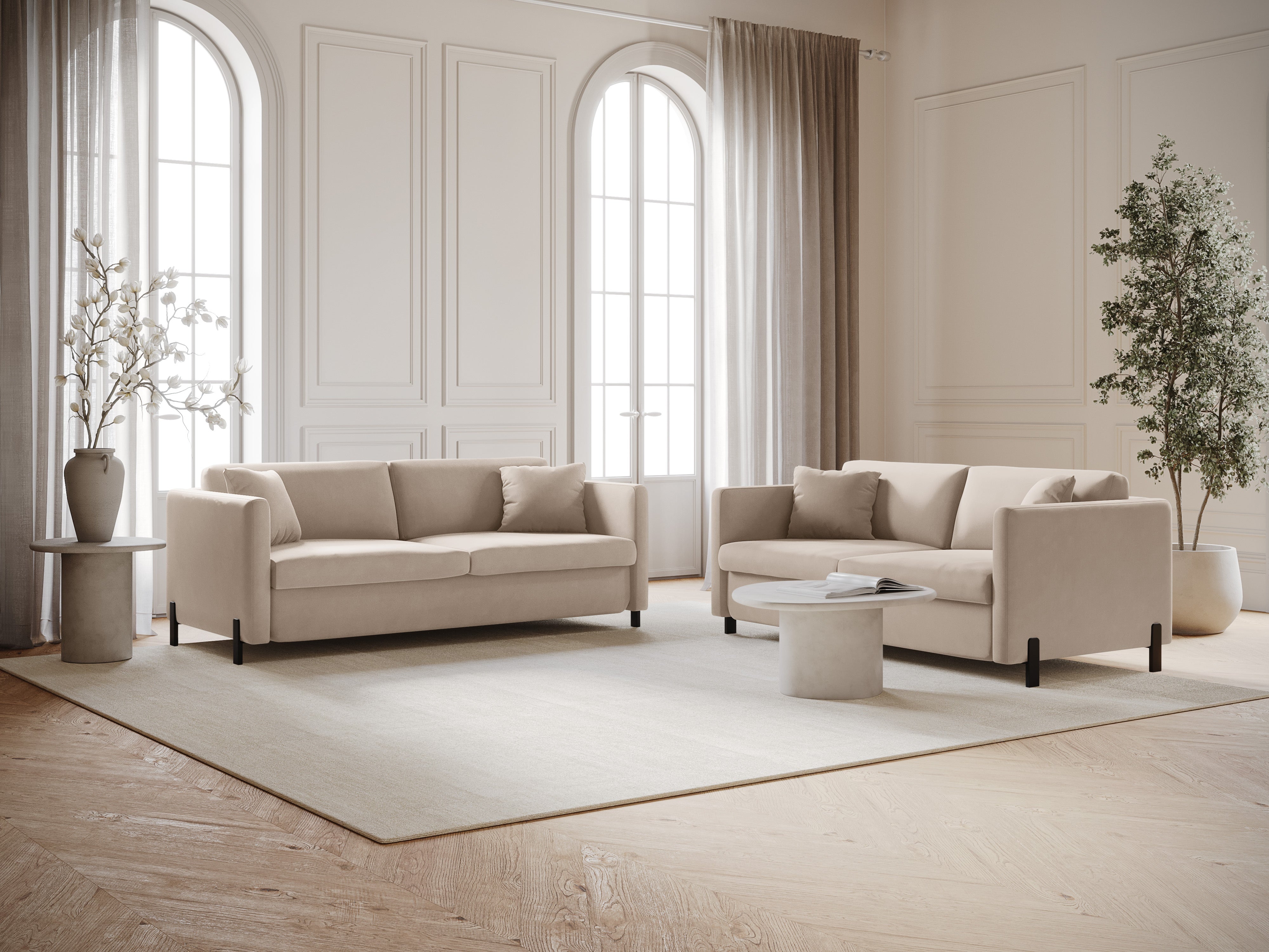 Sofa Gloria 202x102cm, Material: Samt