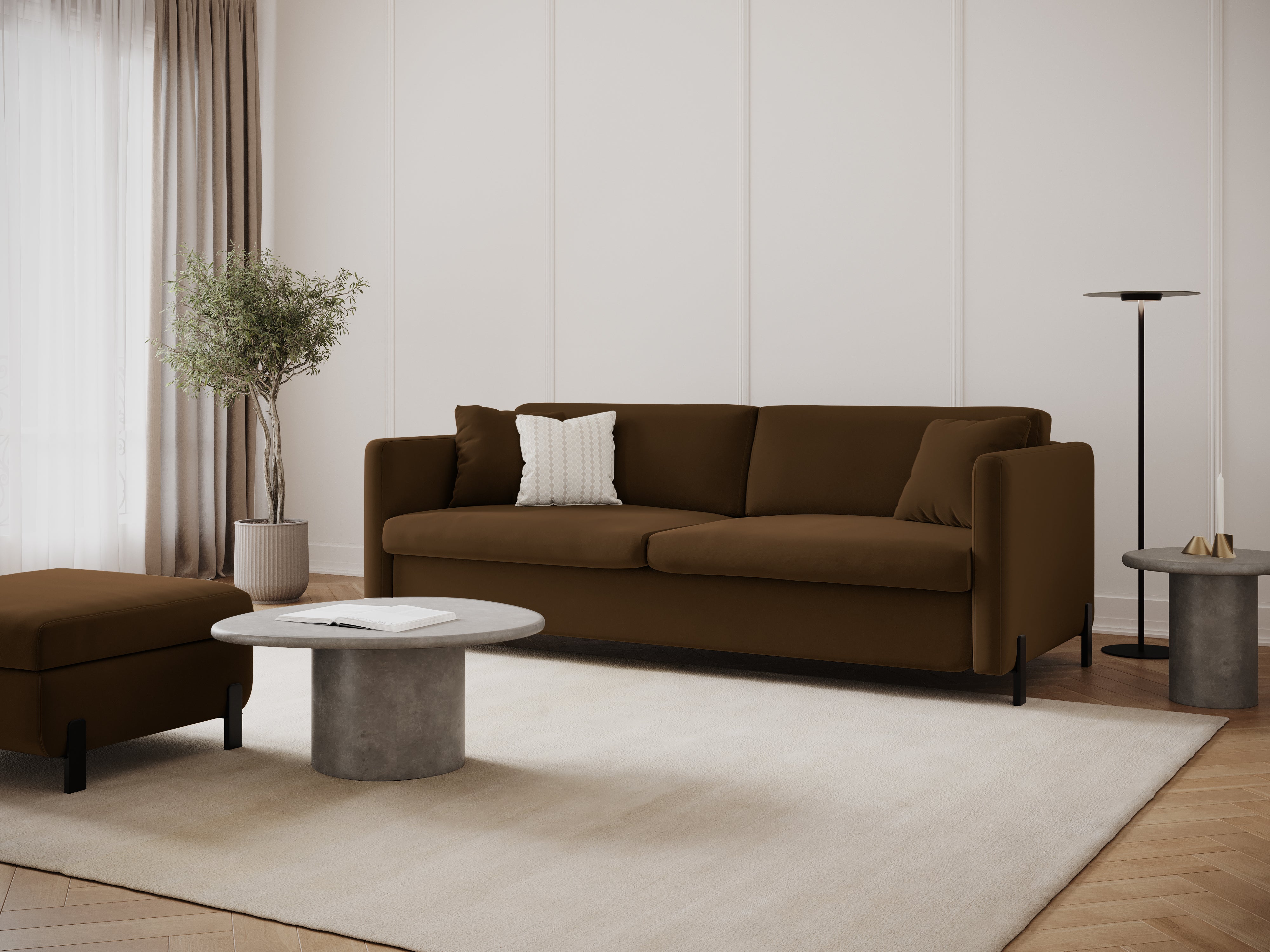 Sofa Gloria 202x102cm, Material: Samt