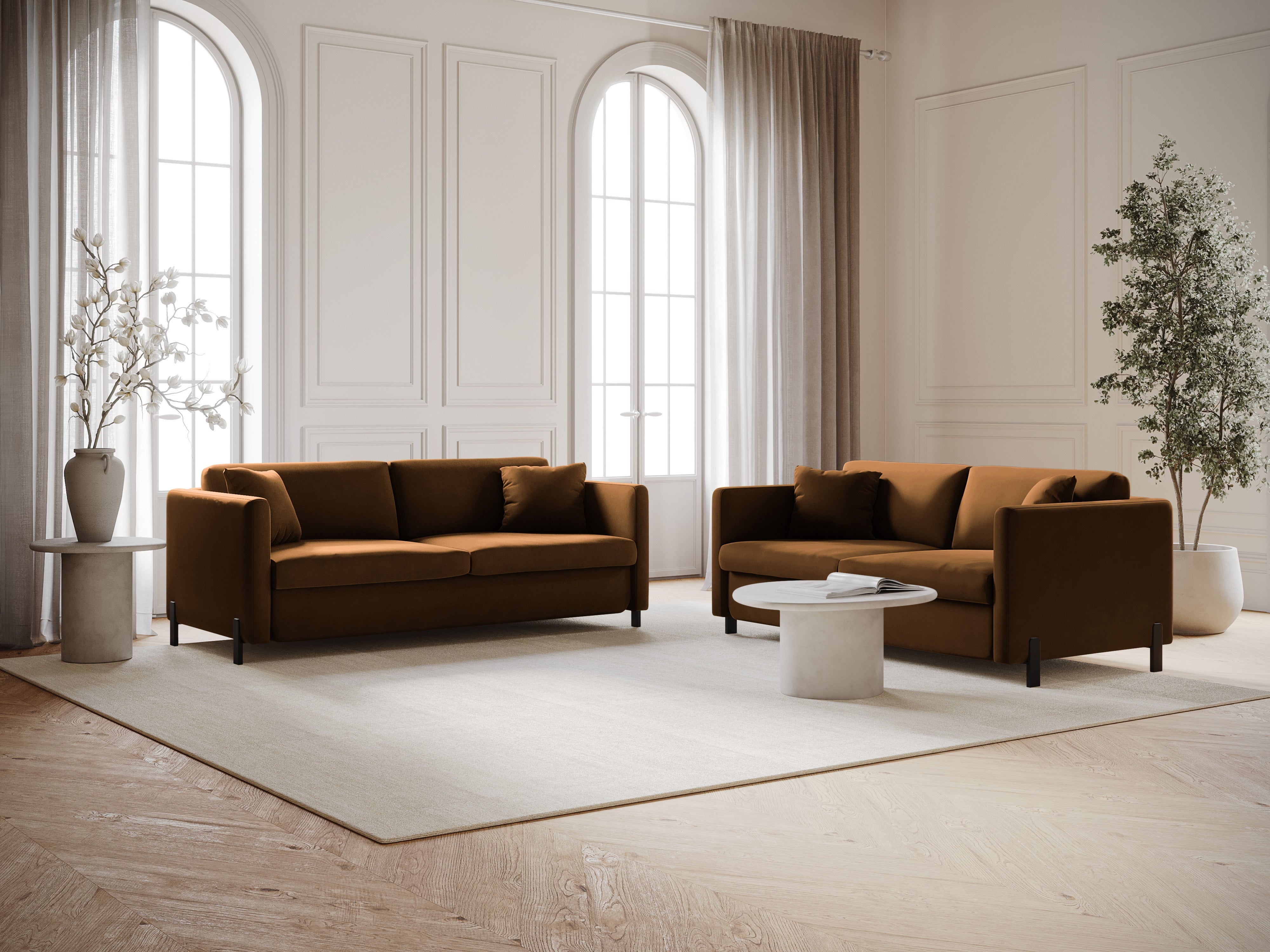 Sofa Gloria 202x102cm, Material: Samt
