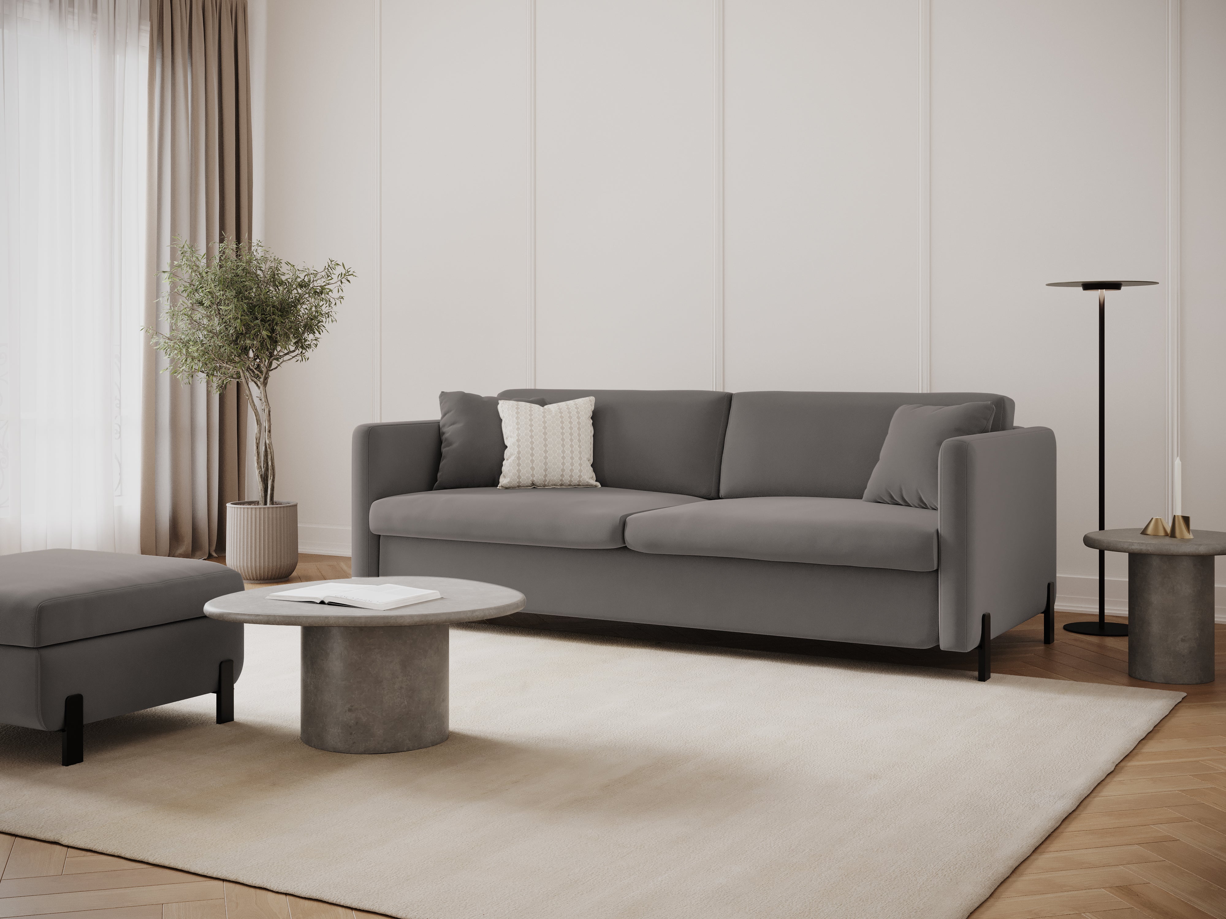 Sofa Gloria 202x102cm, Material: Samt