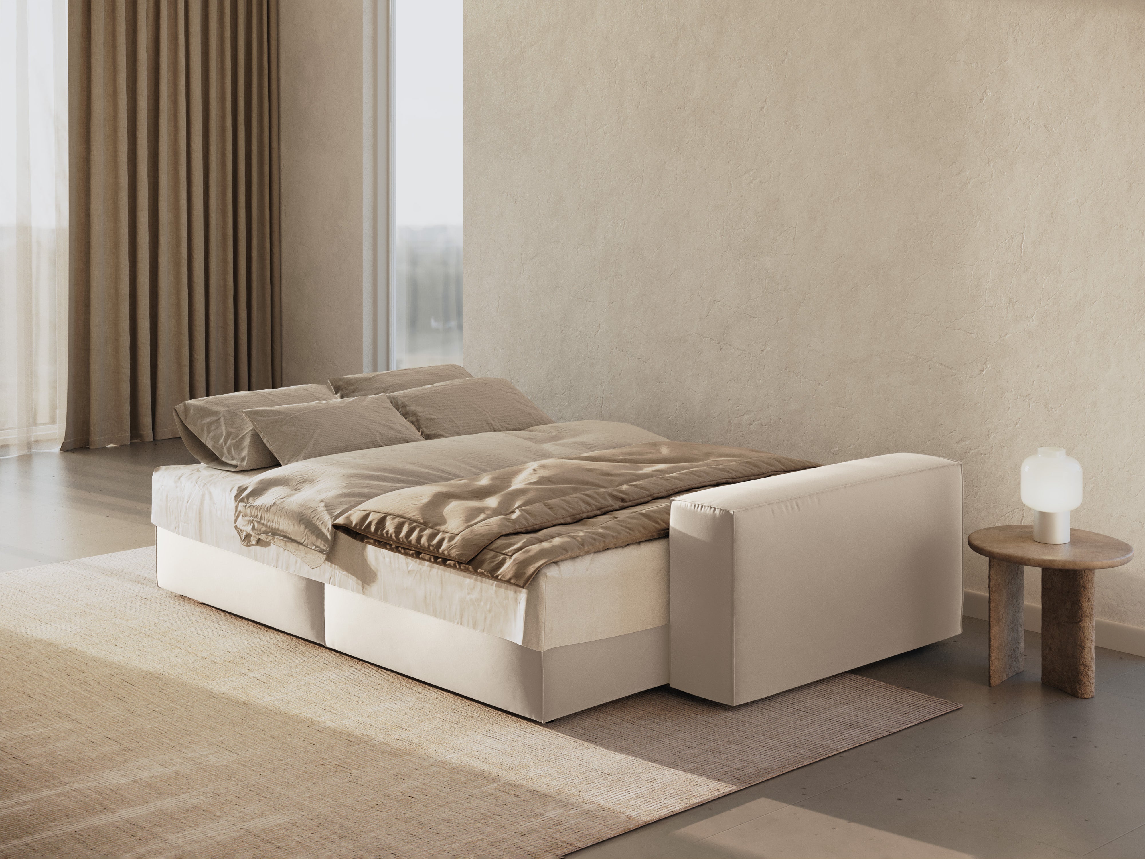 Jodie Schlafsofa 3-Sitzer, Material: Samt