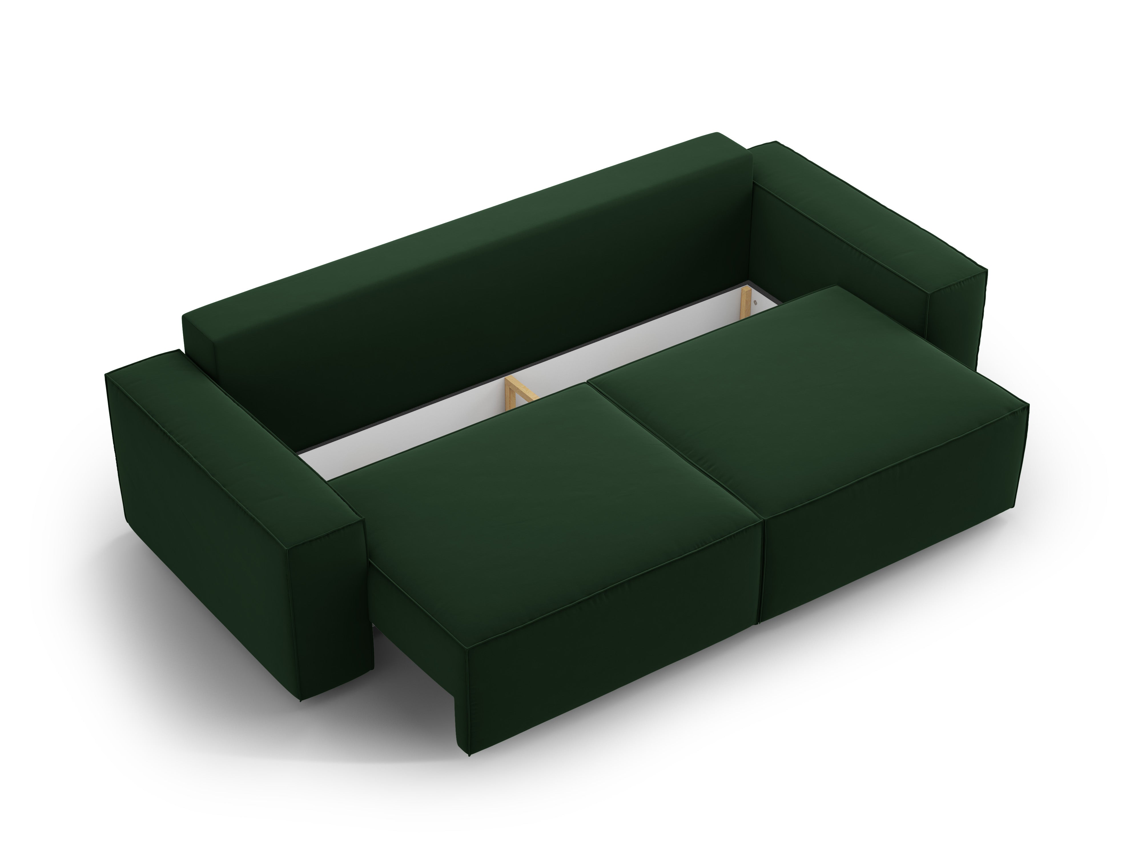 Jodie Schlafsofa 3-Sitzer, Material: Samt