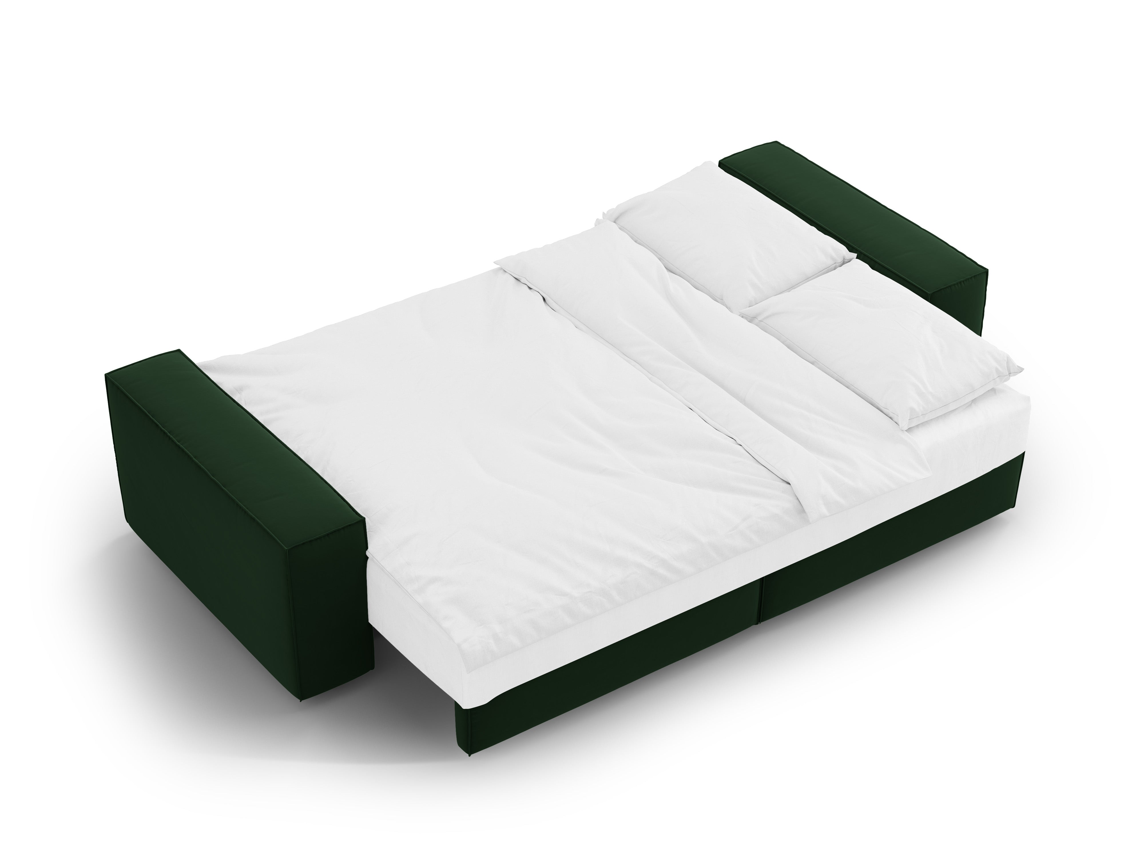 Jodie Schlafsofa 3-Sitzer, Material: Samt