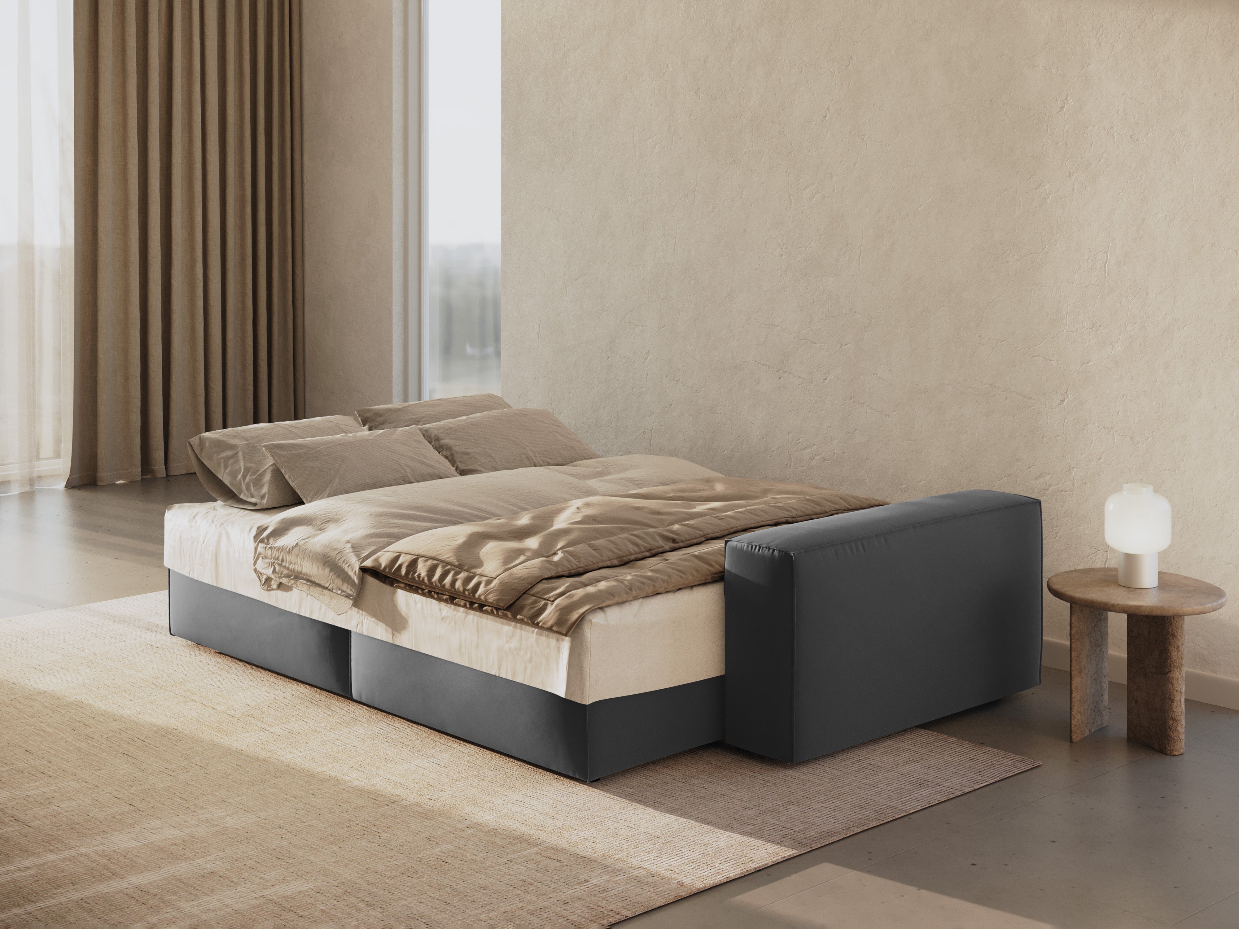 Jodie Schlafsofa 3-Sitzer, Material: Samt