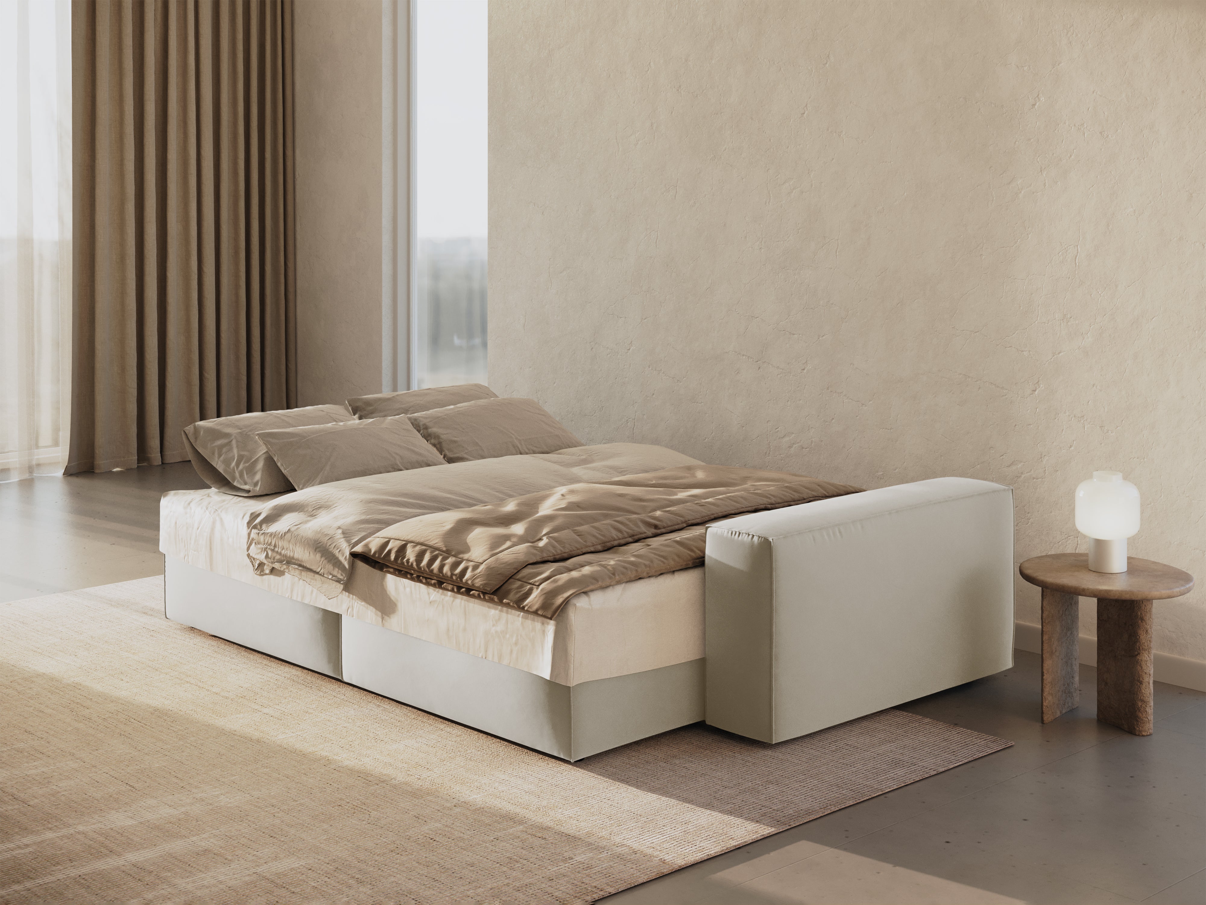 Jodie Schlafsofa 3-Sitzer, Material: Samt