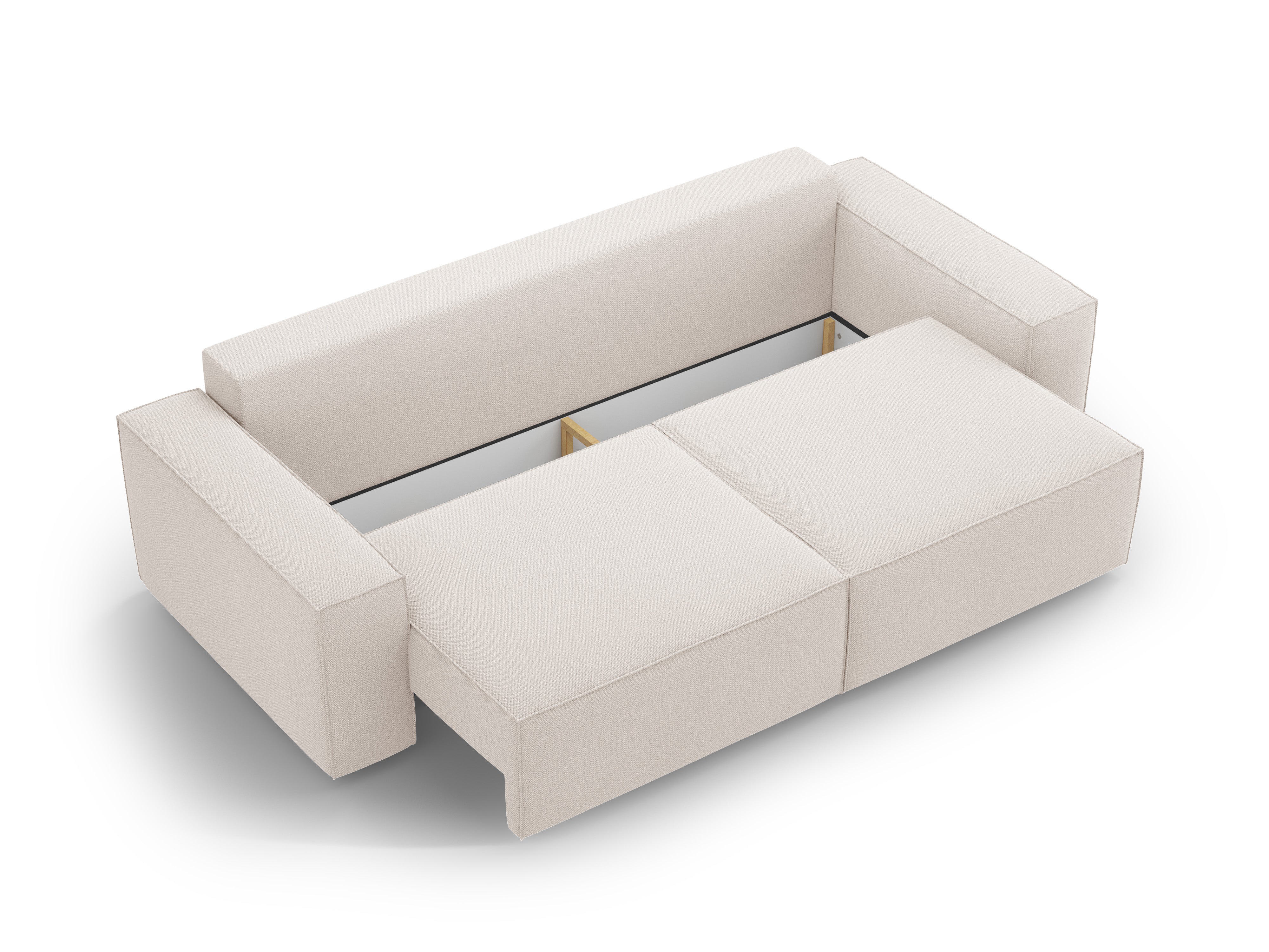 Jodie Schlafsofa 3-Sitzer, Material: Strukturstoff