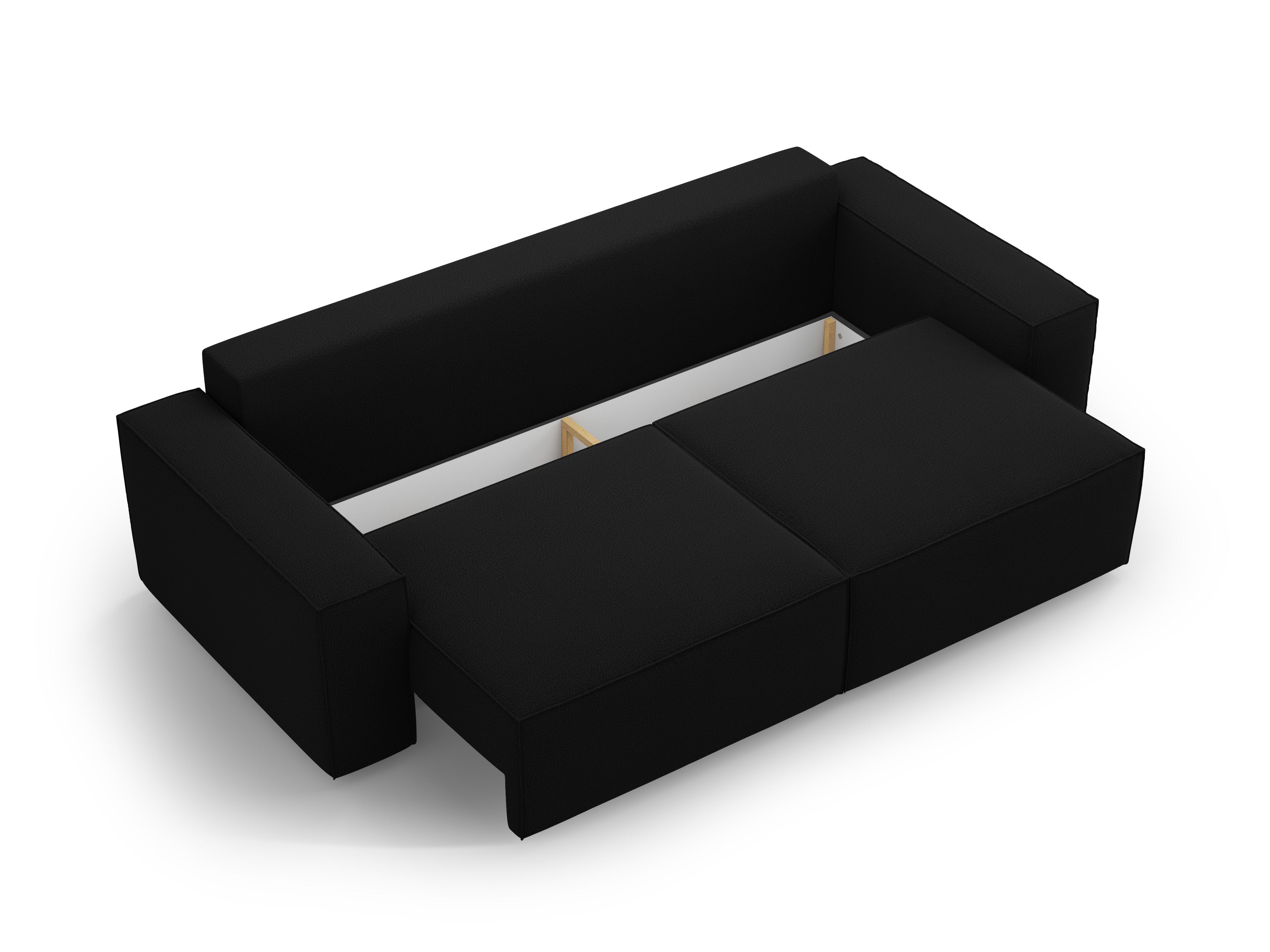 Jodie Schlafsofa 3-Sitzer, Material: Strukturstoff