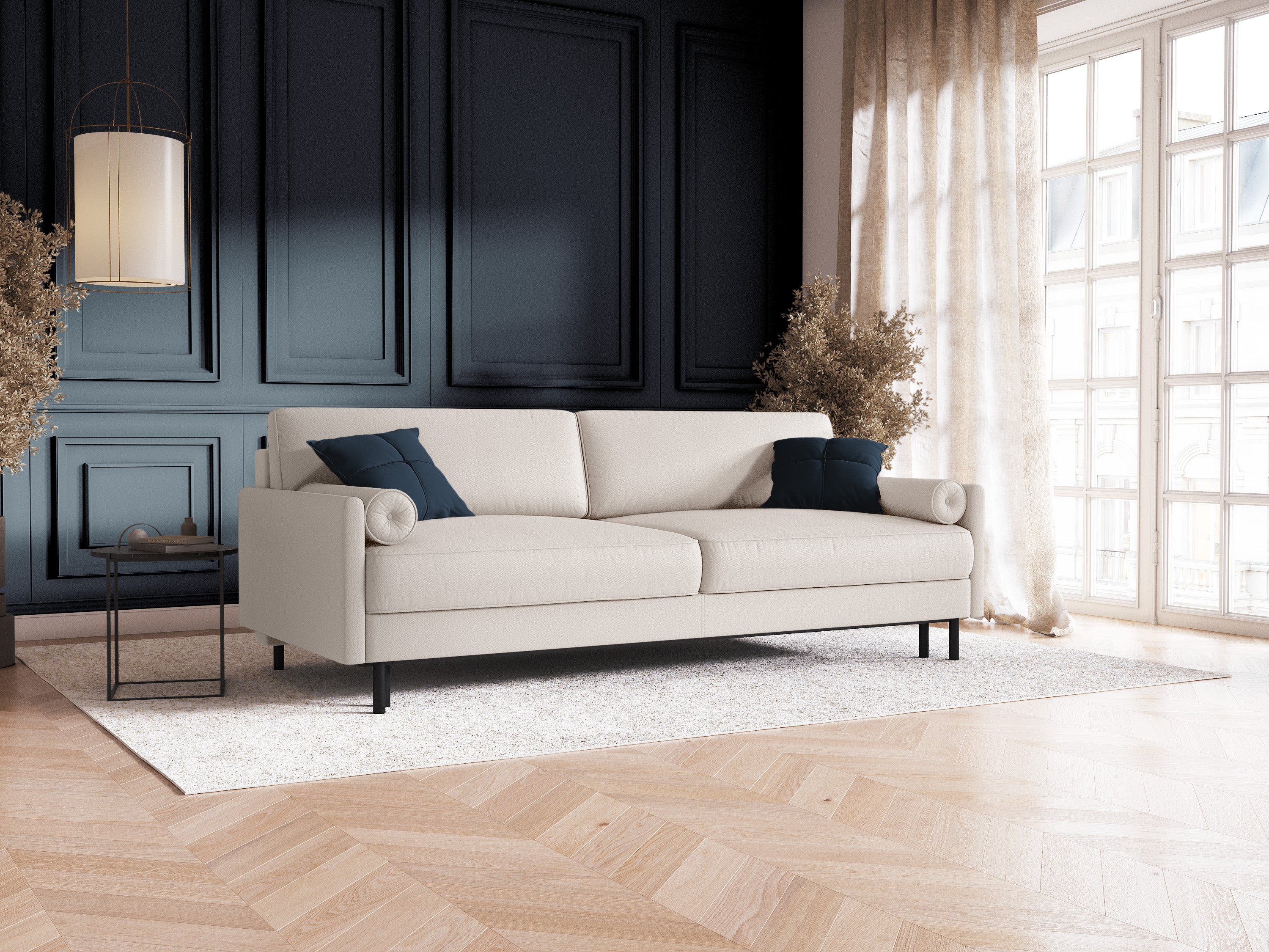 Scott Sofa, 3 Sitze, 212x97cm, Material: Strukturstoff