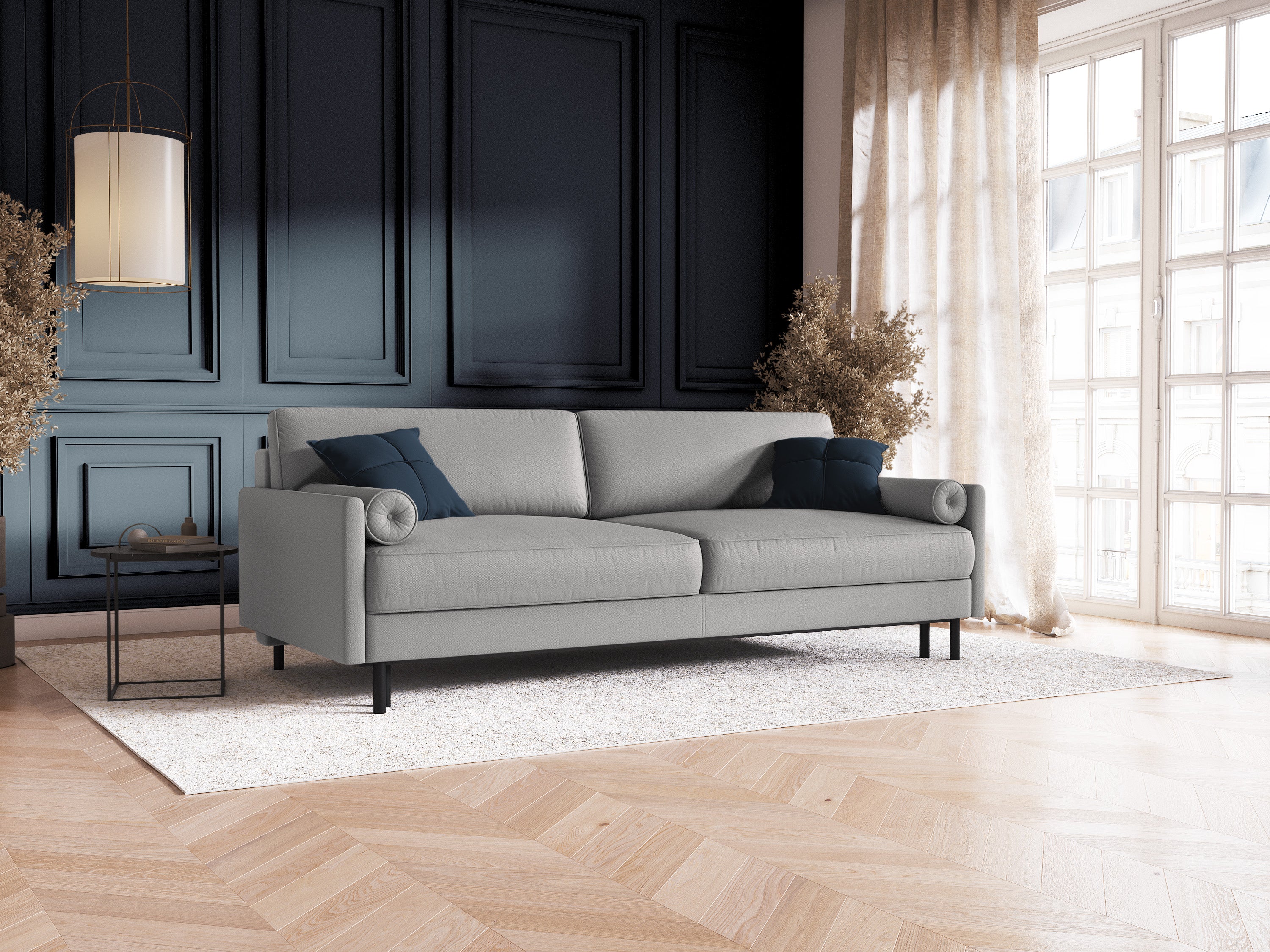 Scott Sofa, 3 Sitze, 212x97cm, Material: Strukturstoff
