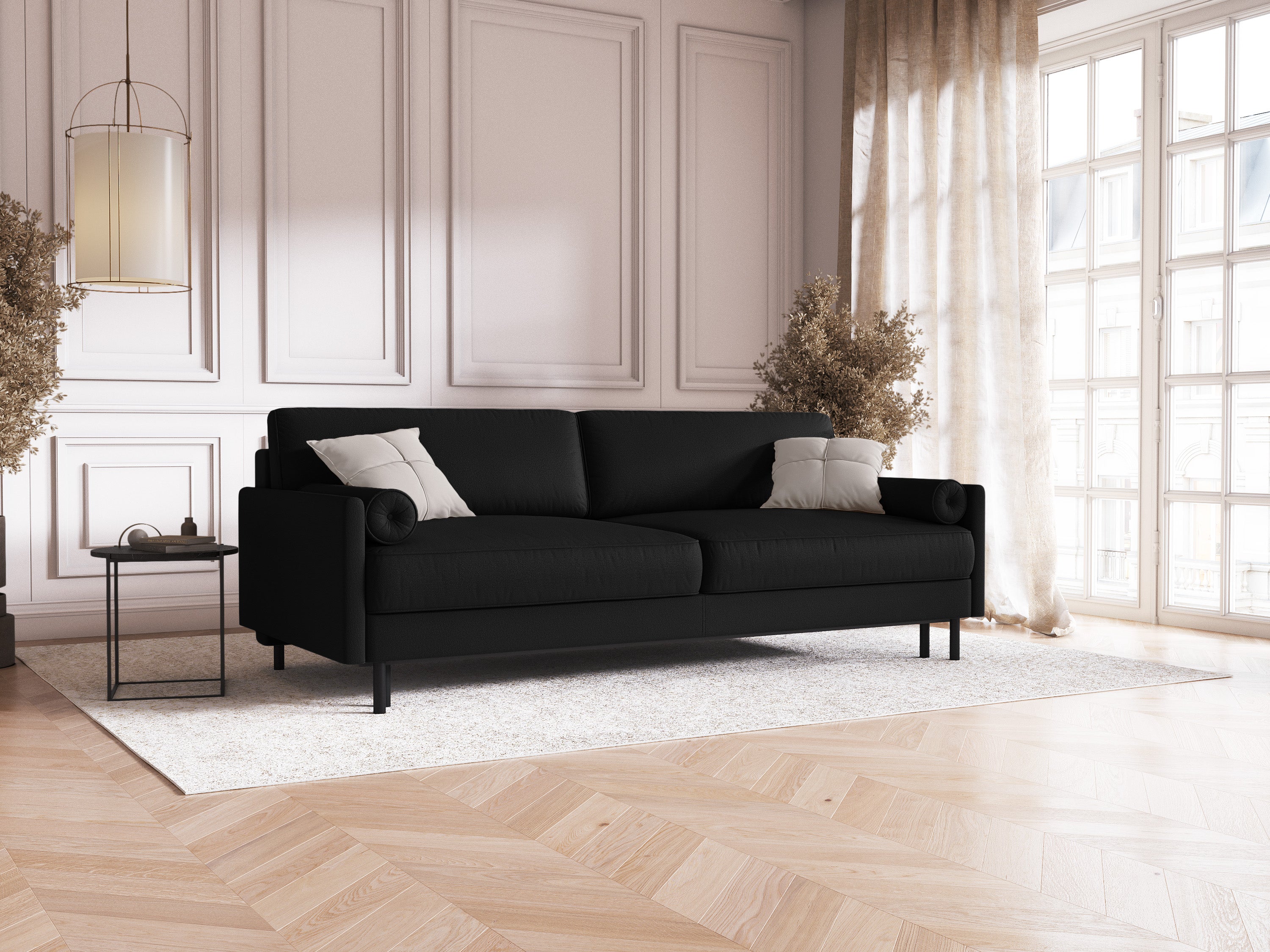 Scott Sofa, 3 Sitze, 212x97cm, Material: Strukturstoff
