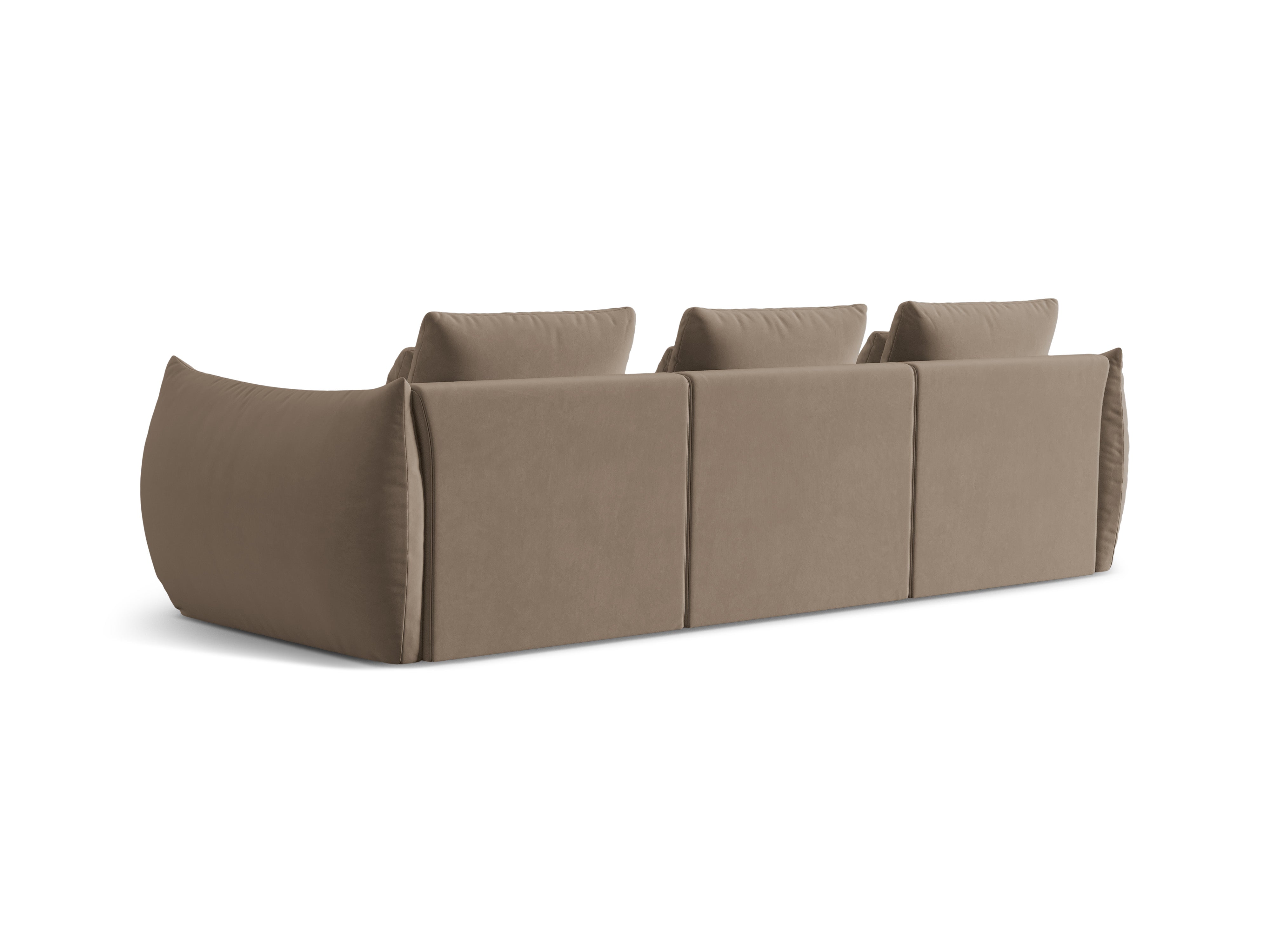 Bloom Sofa, 4 Sitze, 332x106 cm, Material: Samt