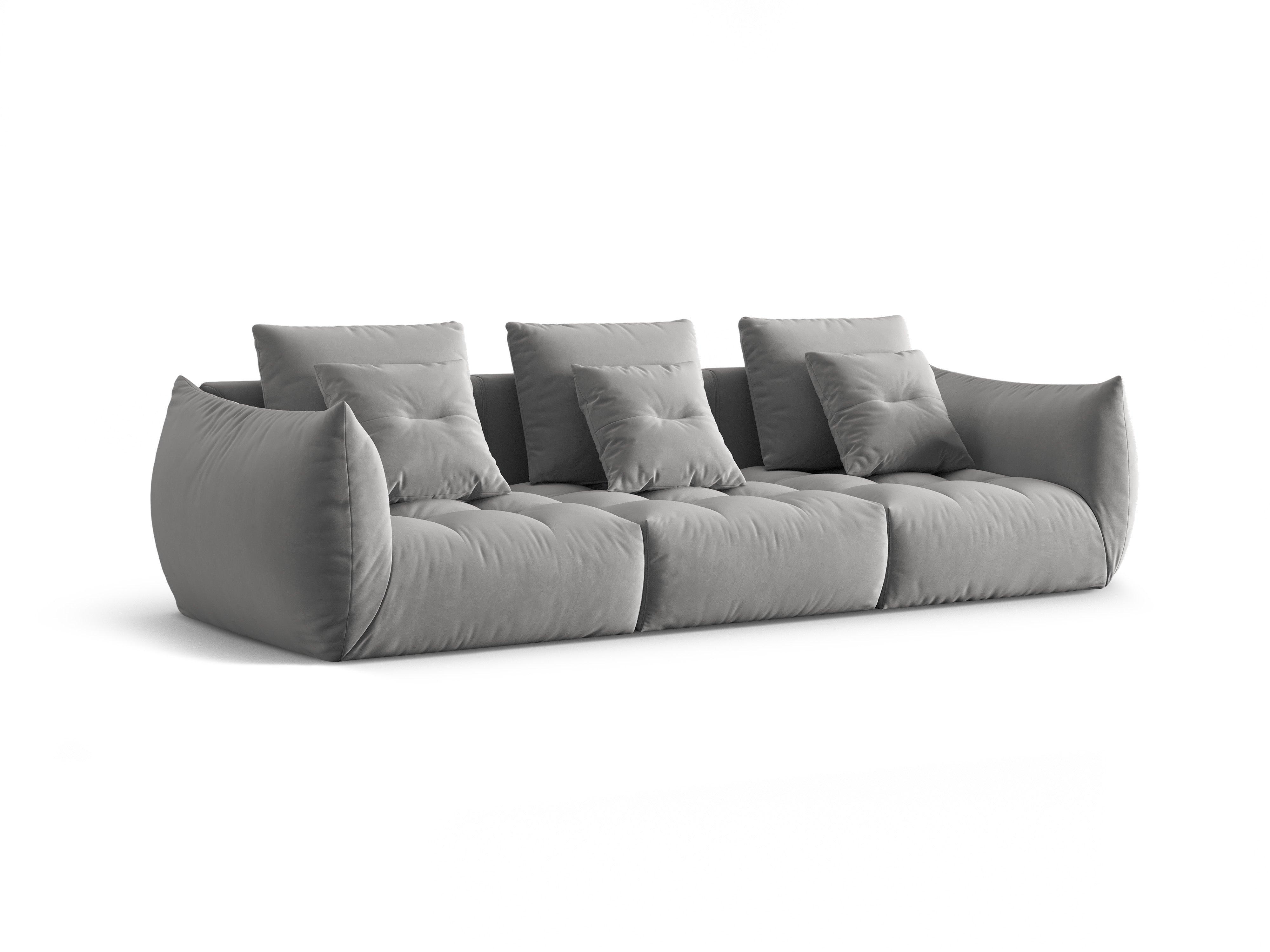 Bloom Sofa, 4 Sitze, 332x106 cm, Material: Samt
