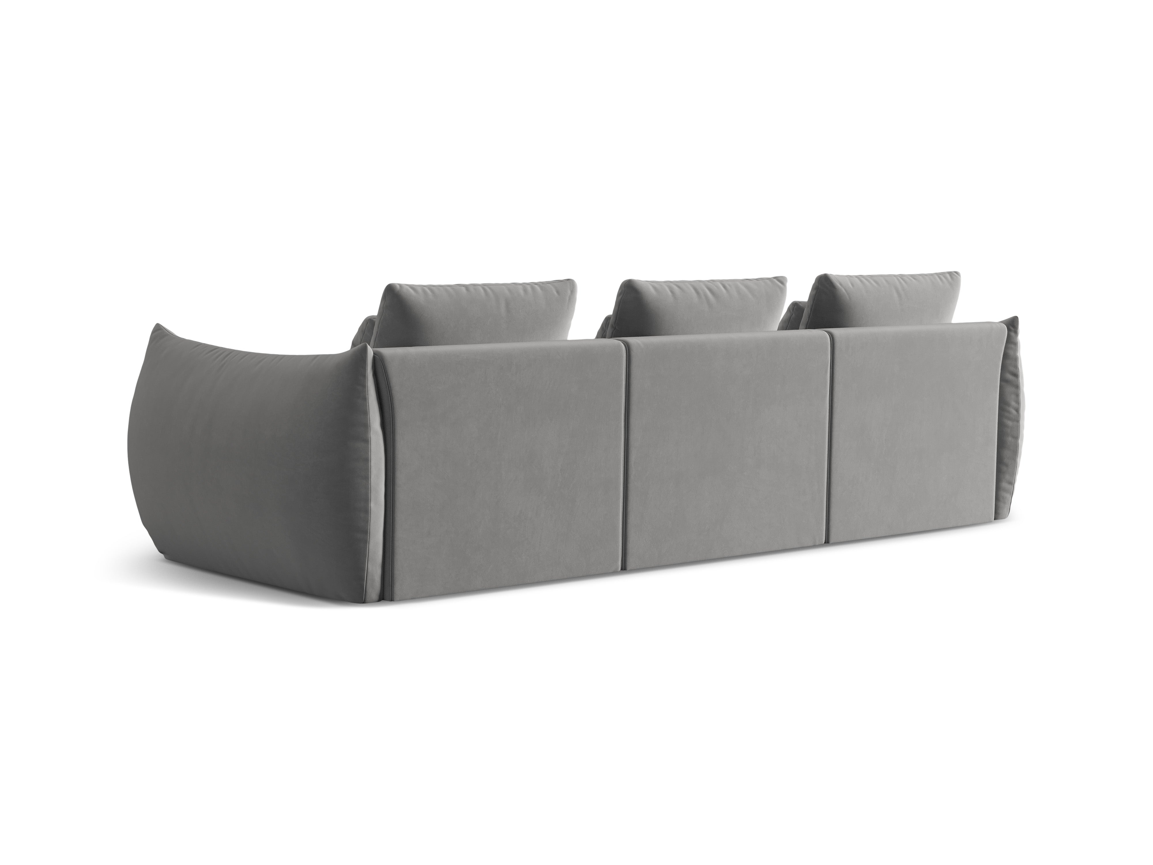 Bloom Sofa, 4 Sitze, 332x106 cm, Material: Samt