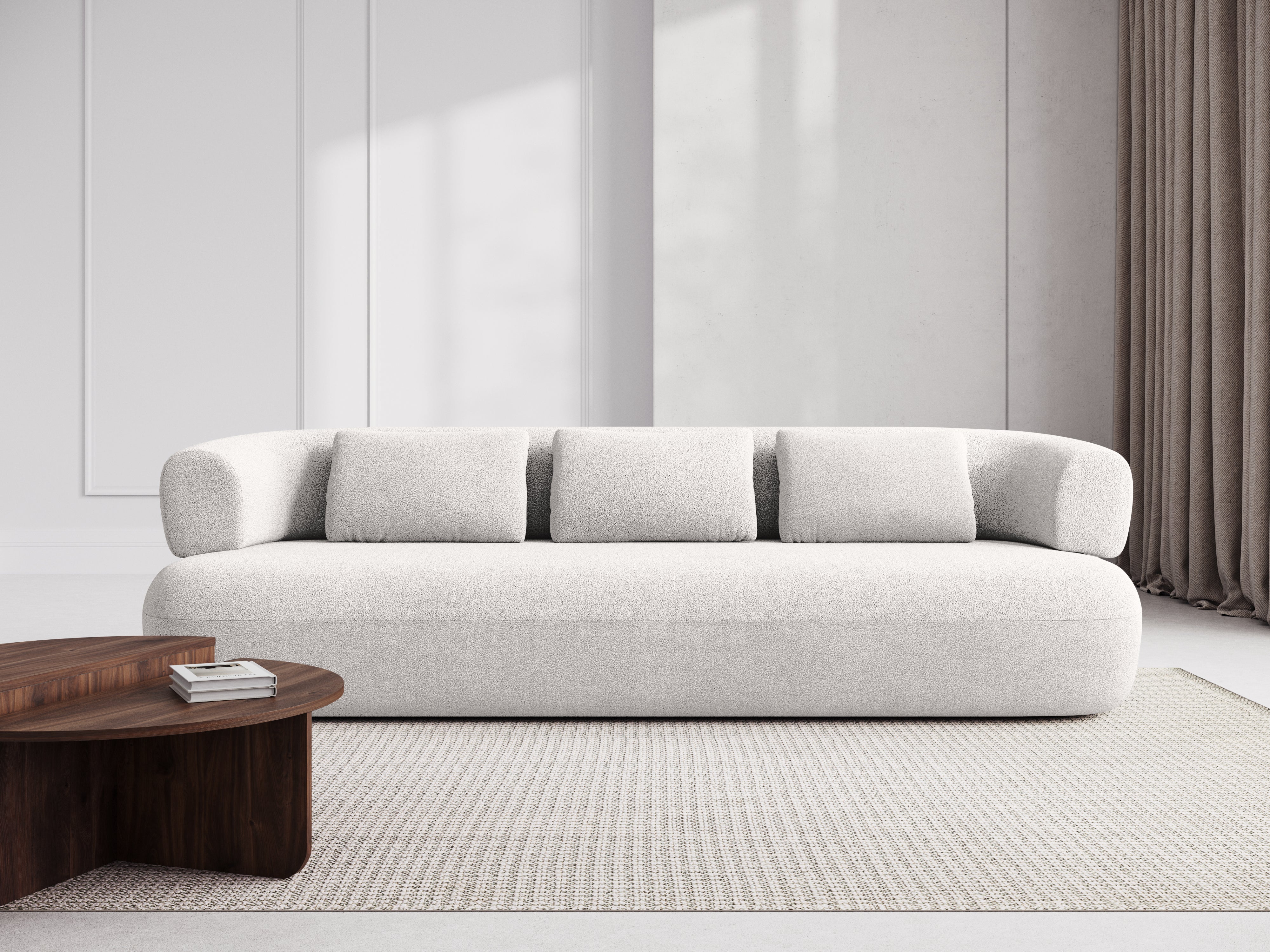 Jenny Sofa, 4 Sitze, 226x90cm, Material: Bouclé