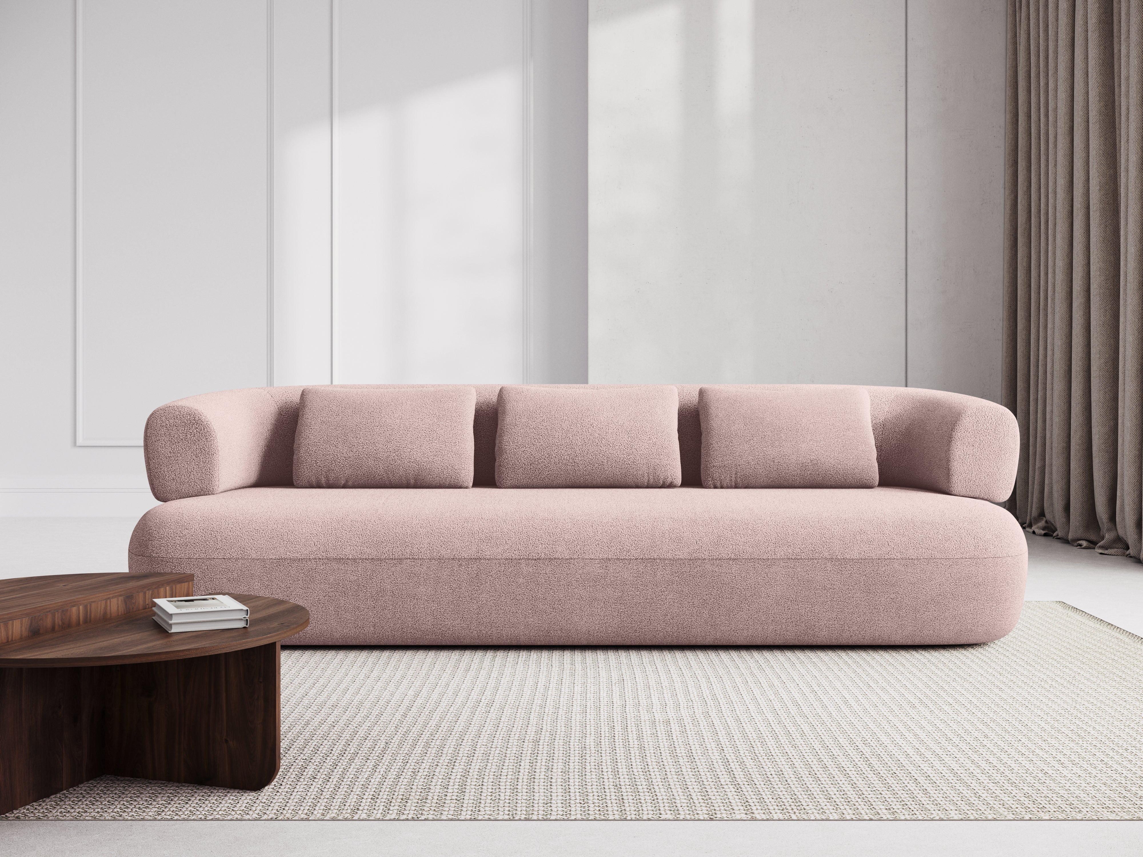 Jenny Sofa, 4 Sitze, 226x90cm, Material: Bouclé