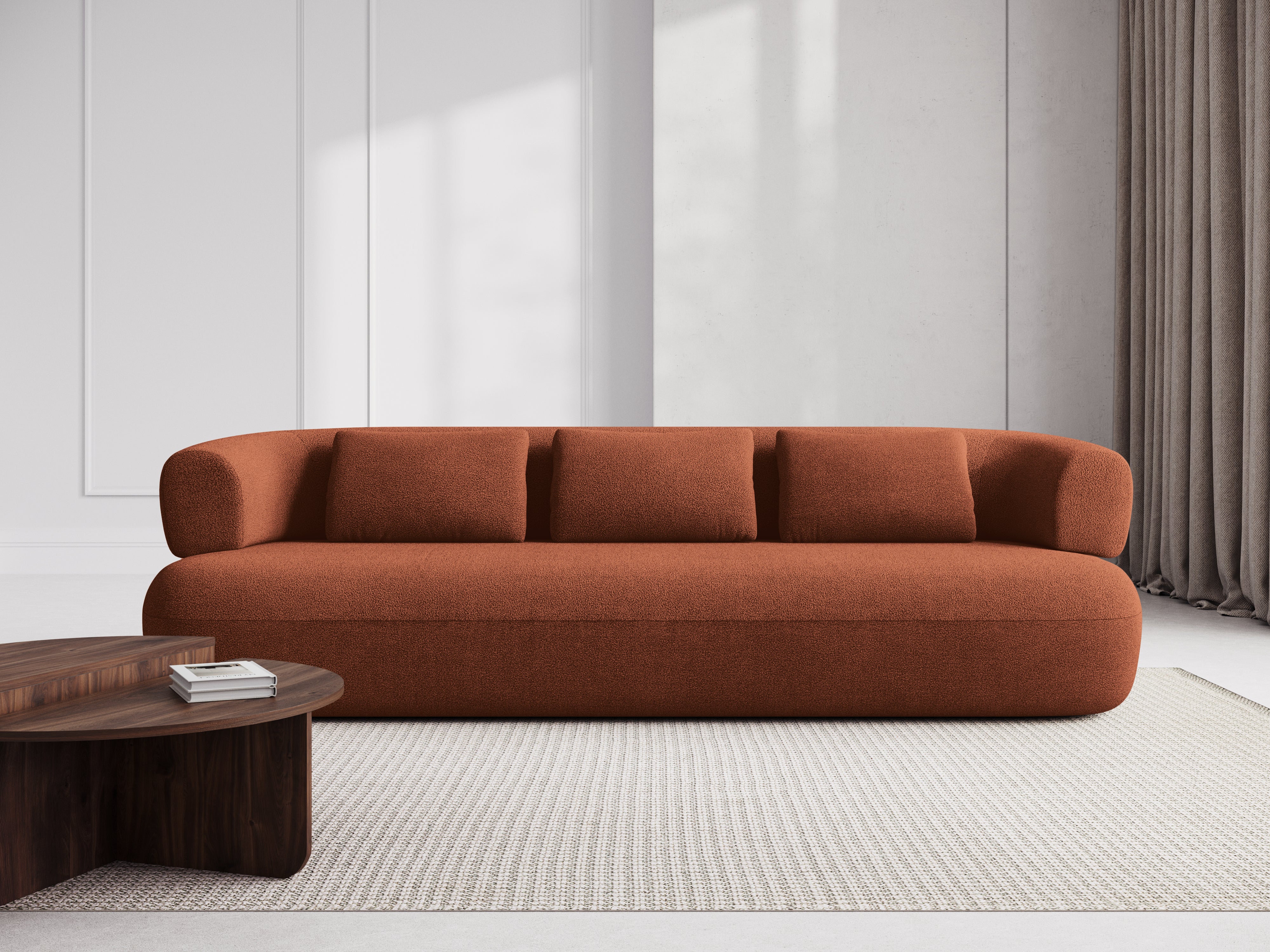 Jenny Sofa, 4 Sitze, 226x90cm, Material: Bouclé