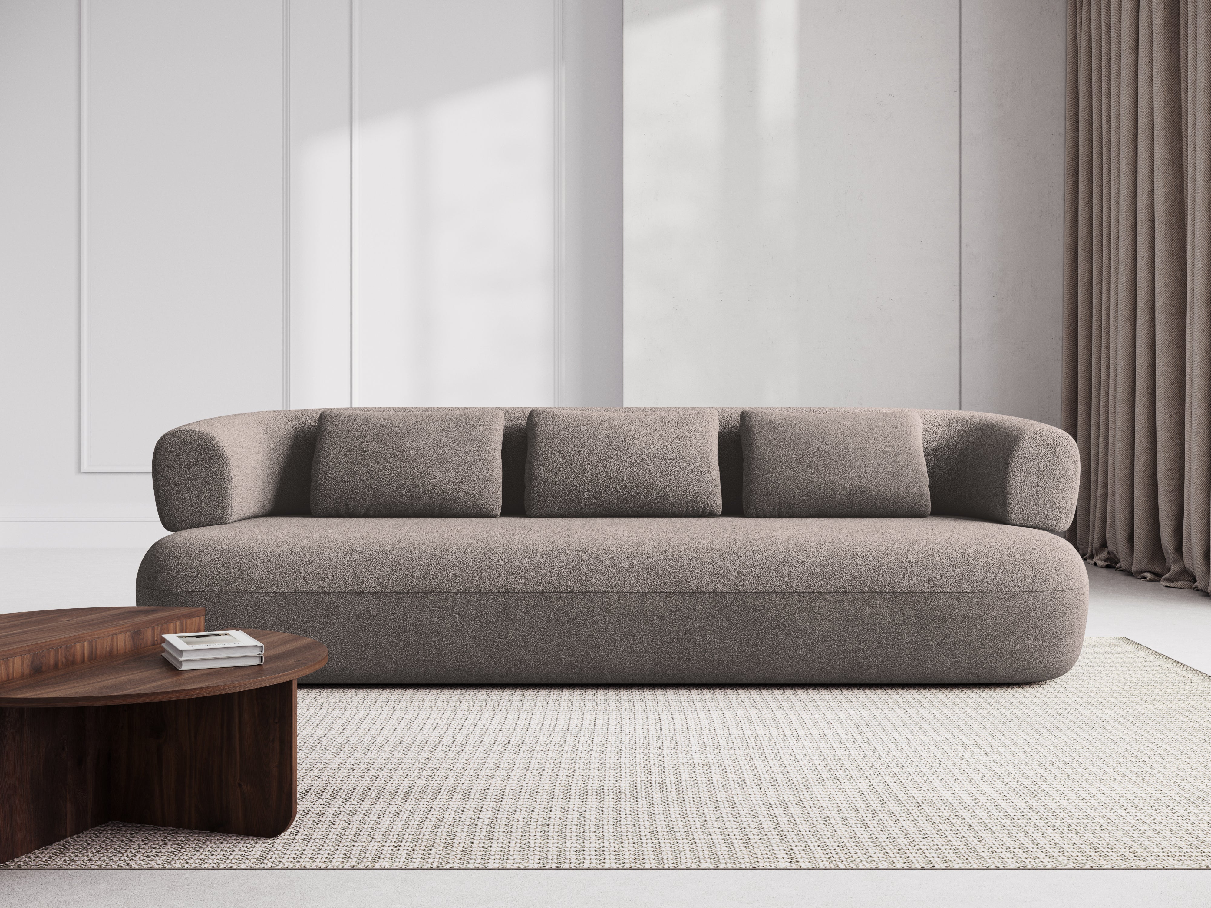 Jenny Sofa, 4 Sitze, 226x90cm, Material: Bouclé