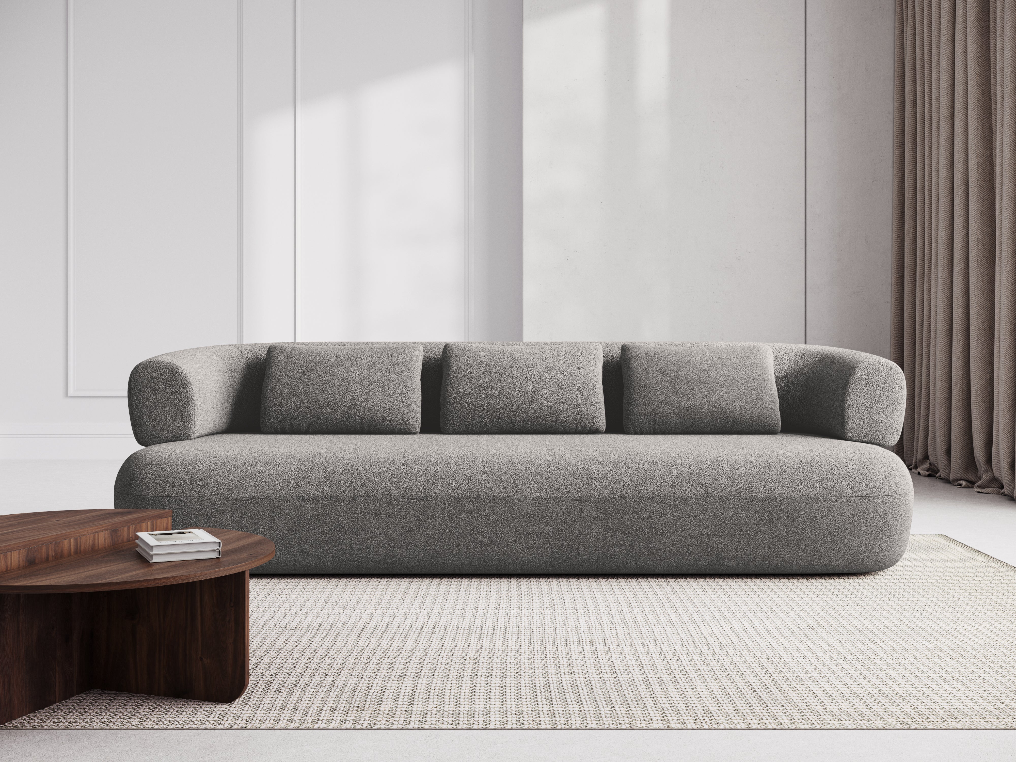 Jenny Sofa, 4 Sitze, 226x90cm, Material: Bouclé