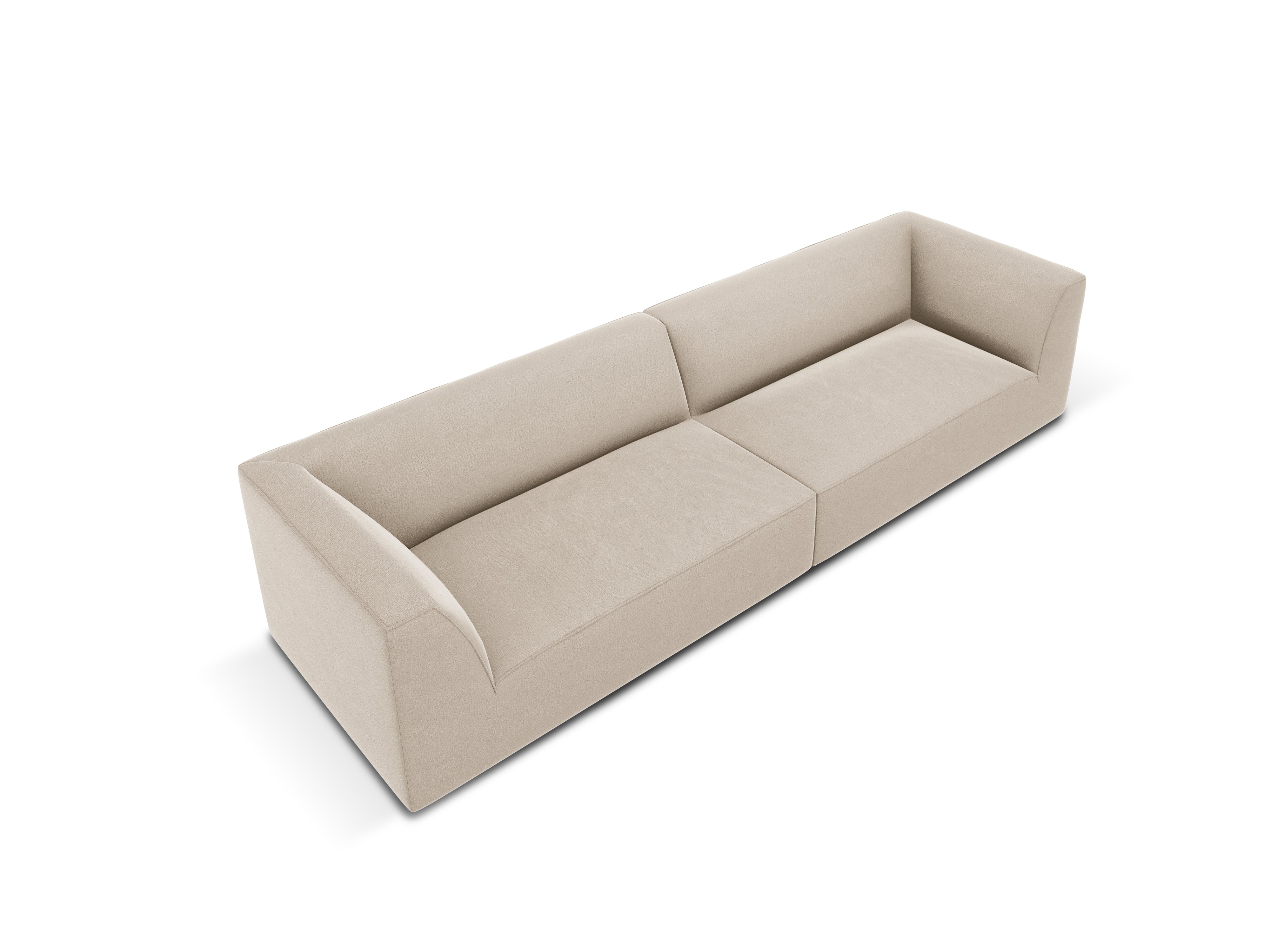 Sofa Ruby, 4 Sitze, 302x93cm, Material: Samt