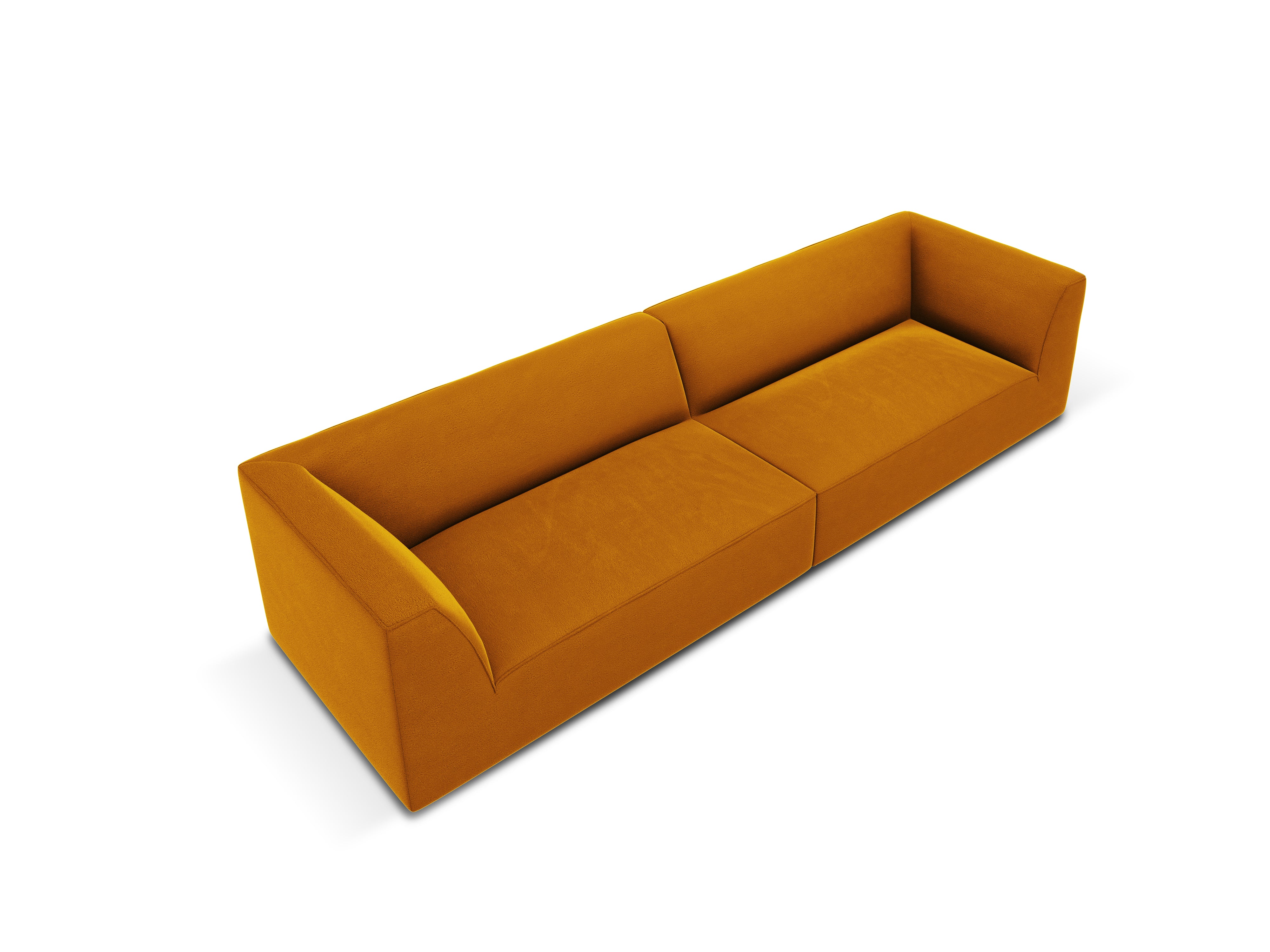 Sofa Ruby, 4 Sitze, 302x93cm, Material: Samt