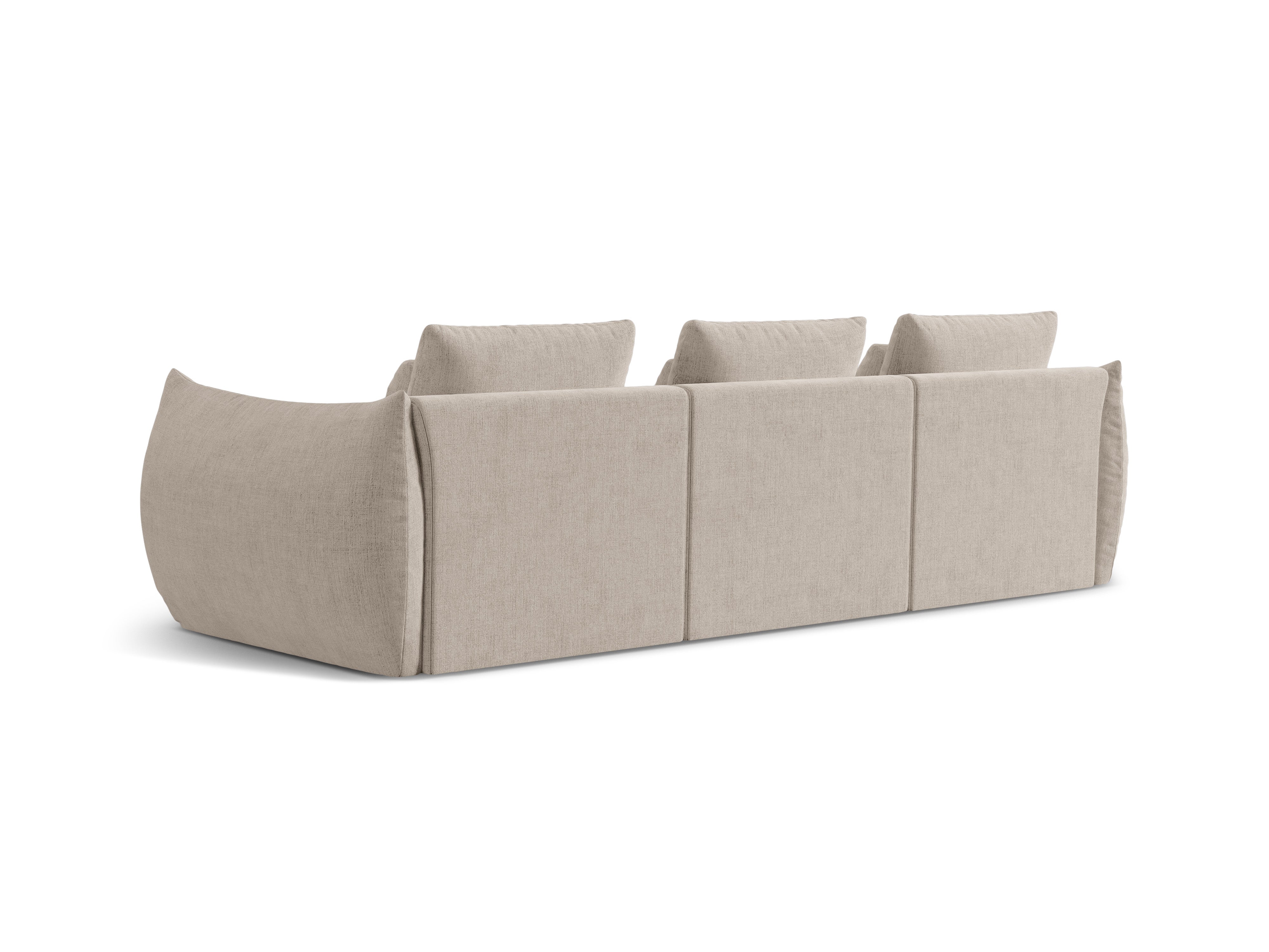 Bloom Sofa, 4 Sitze, 332x106 cm, Material: Strukturstoff 