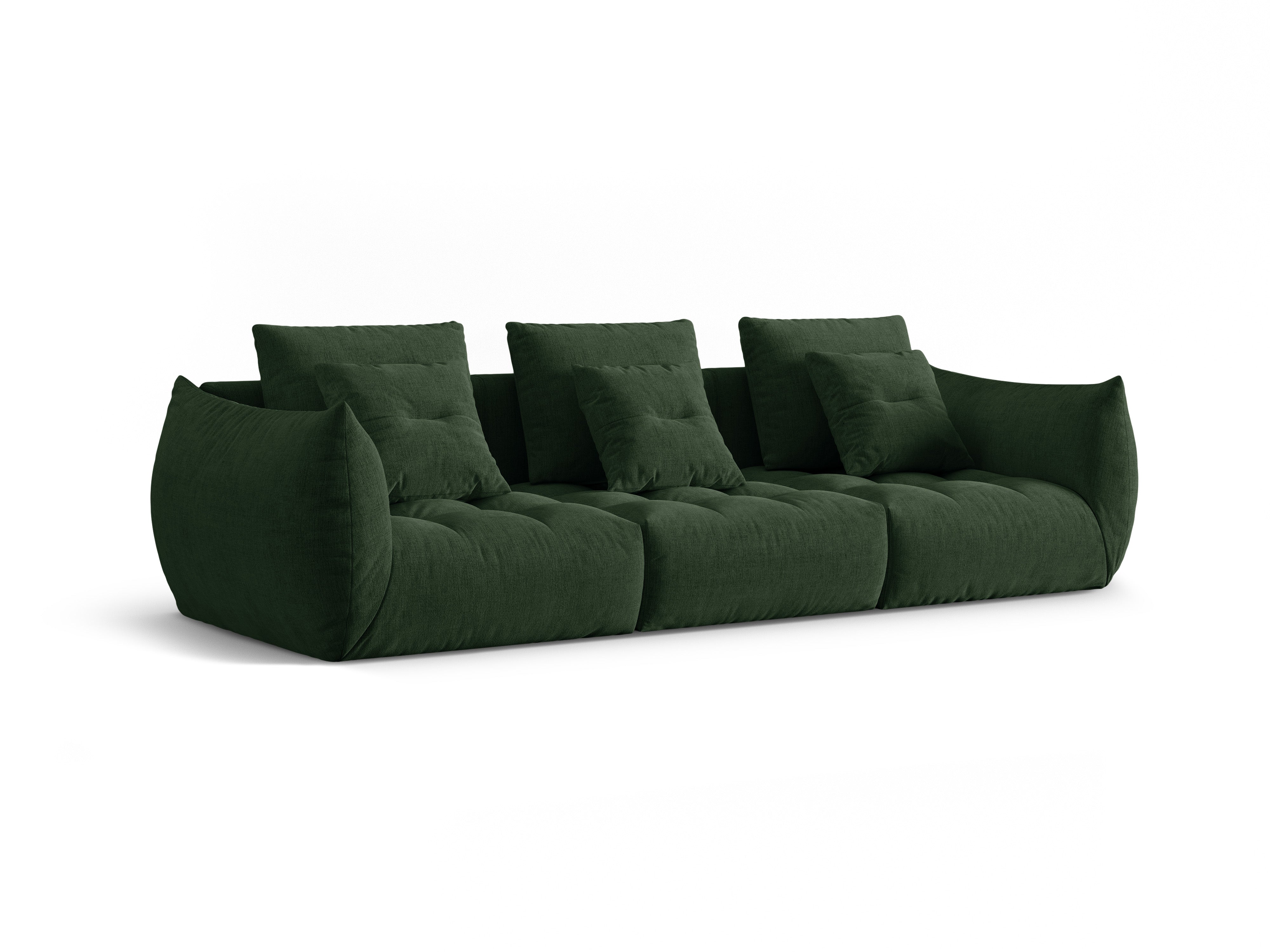 Bloom Sofa, 4 Sitze, 332x106 cm, Material: Strukturstoff 