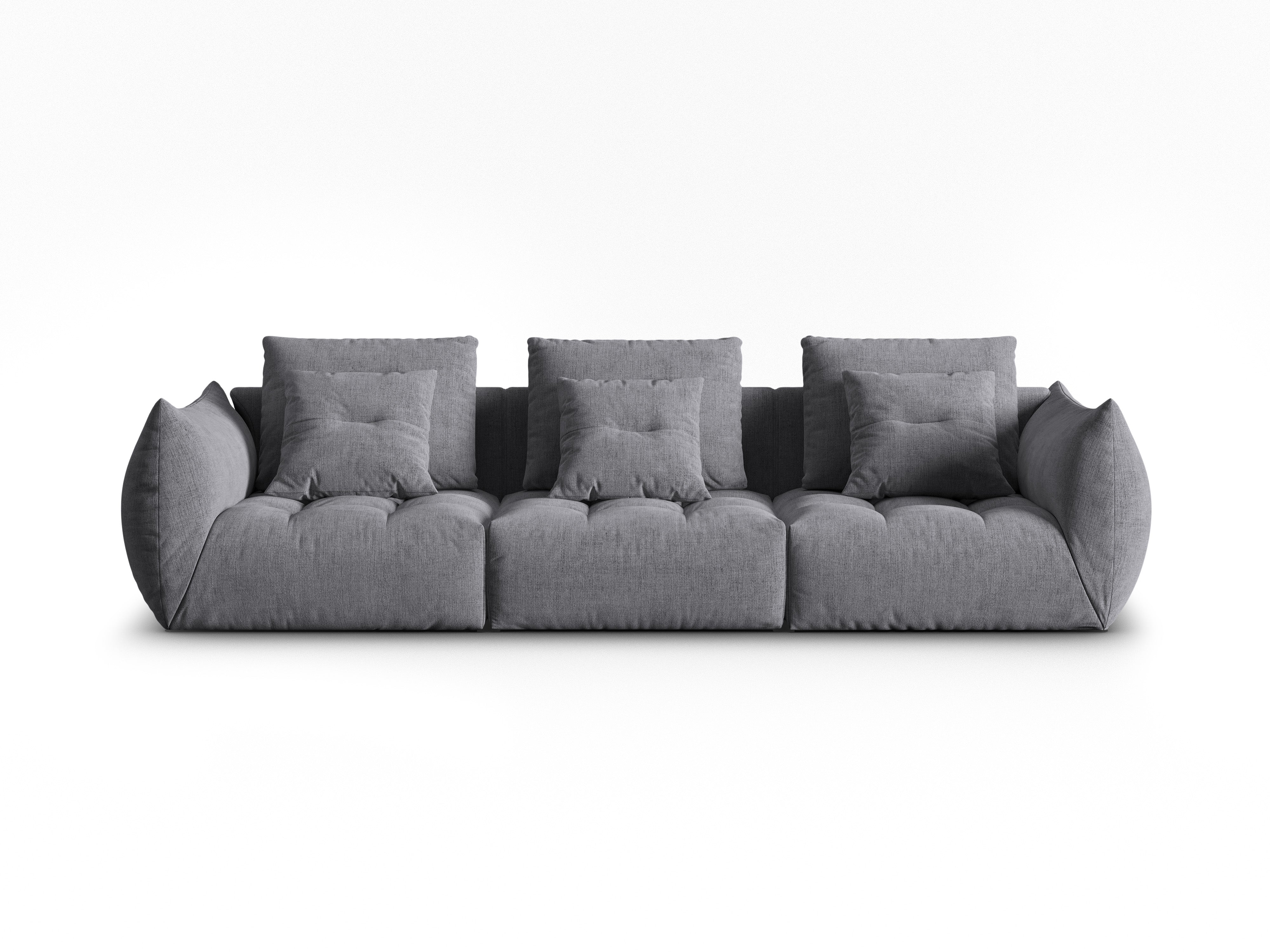 Bloom Sofa, 4 Sitze, 332x106 cm, Material: Strukturstoff 