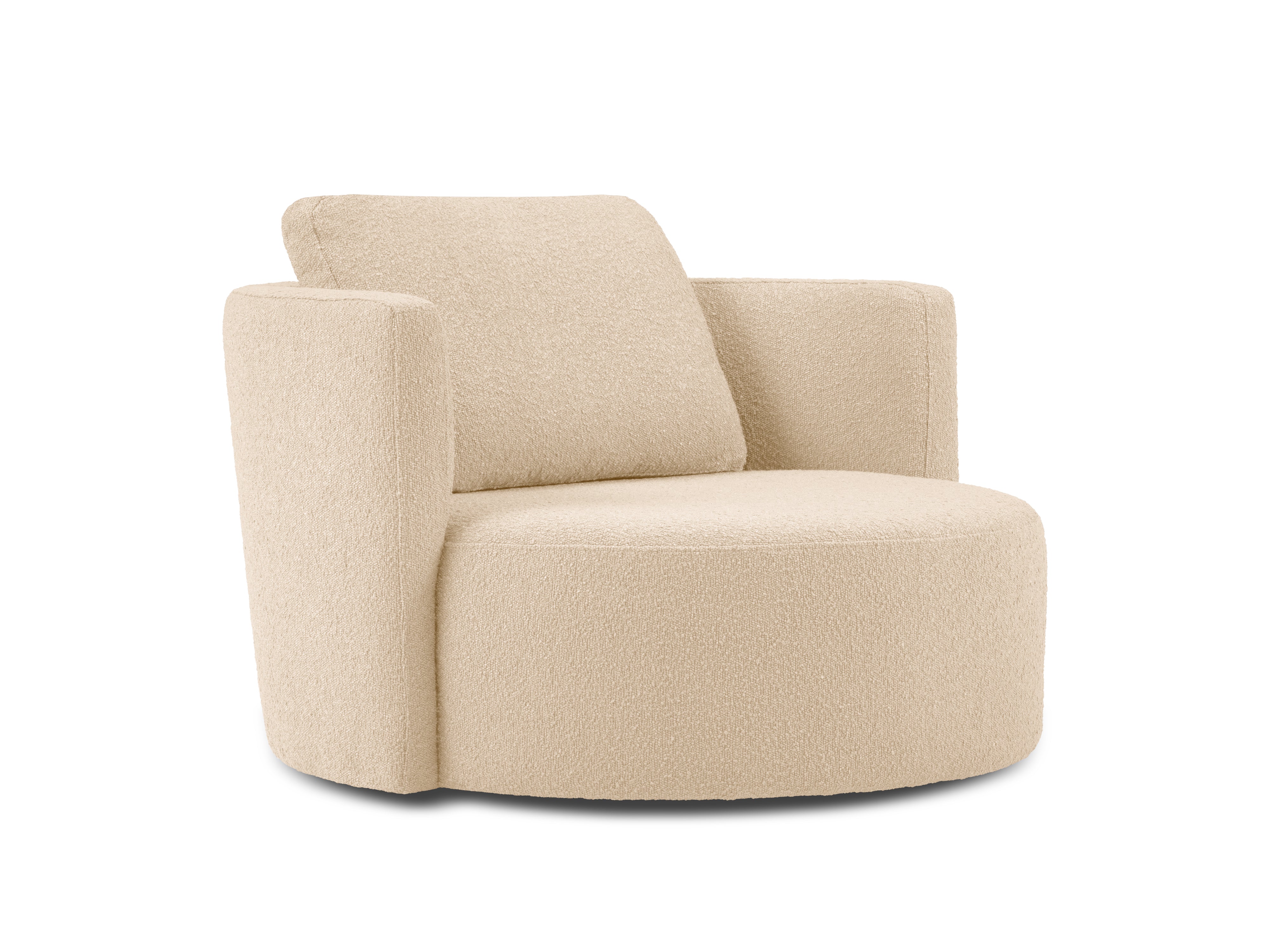 Bliss Sessel 92x92cm, Material: Bouclé