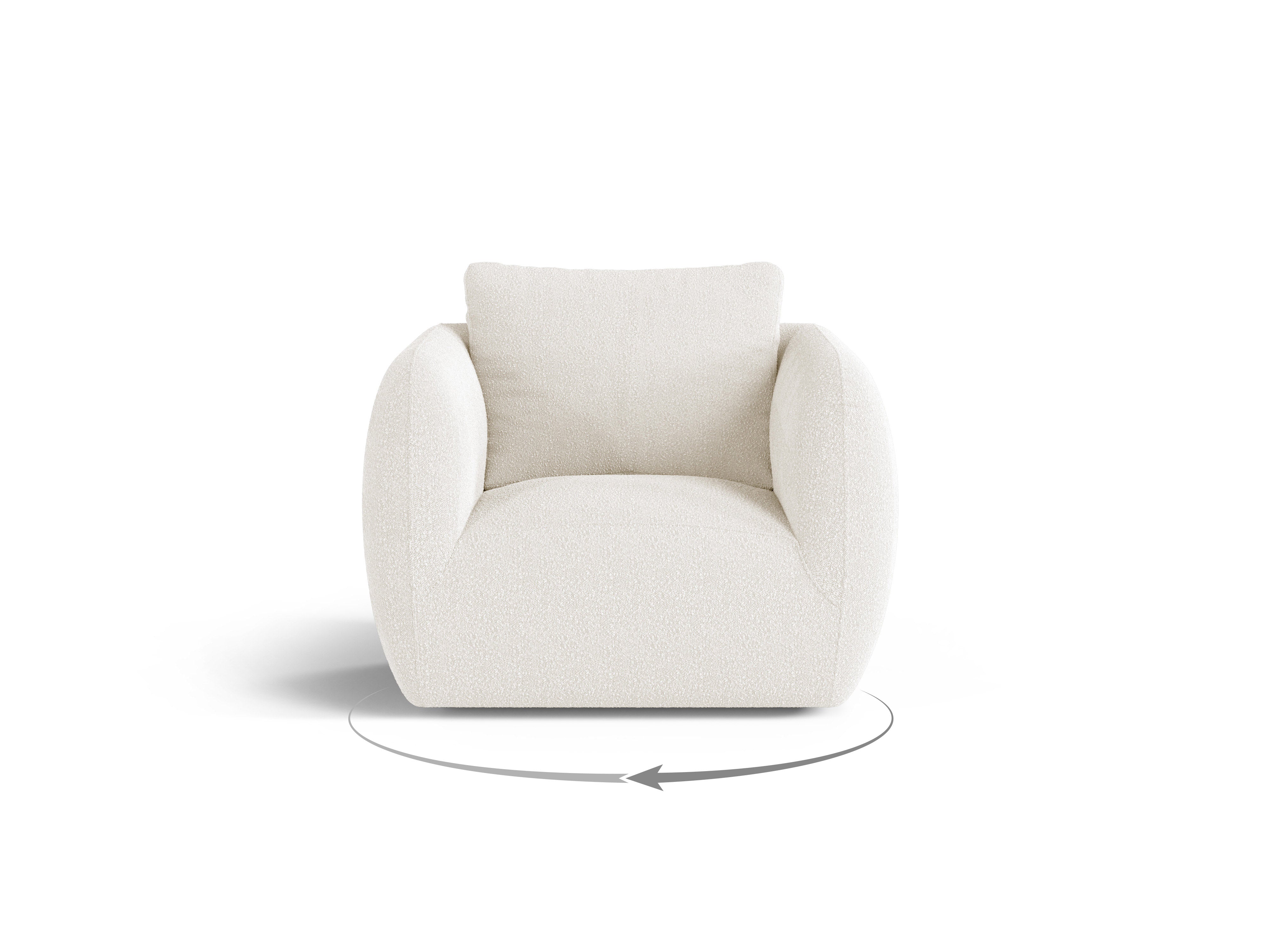 Iga Sessel, 95,5x87cm, Material: Bouclé