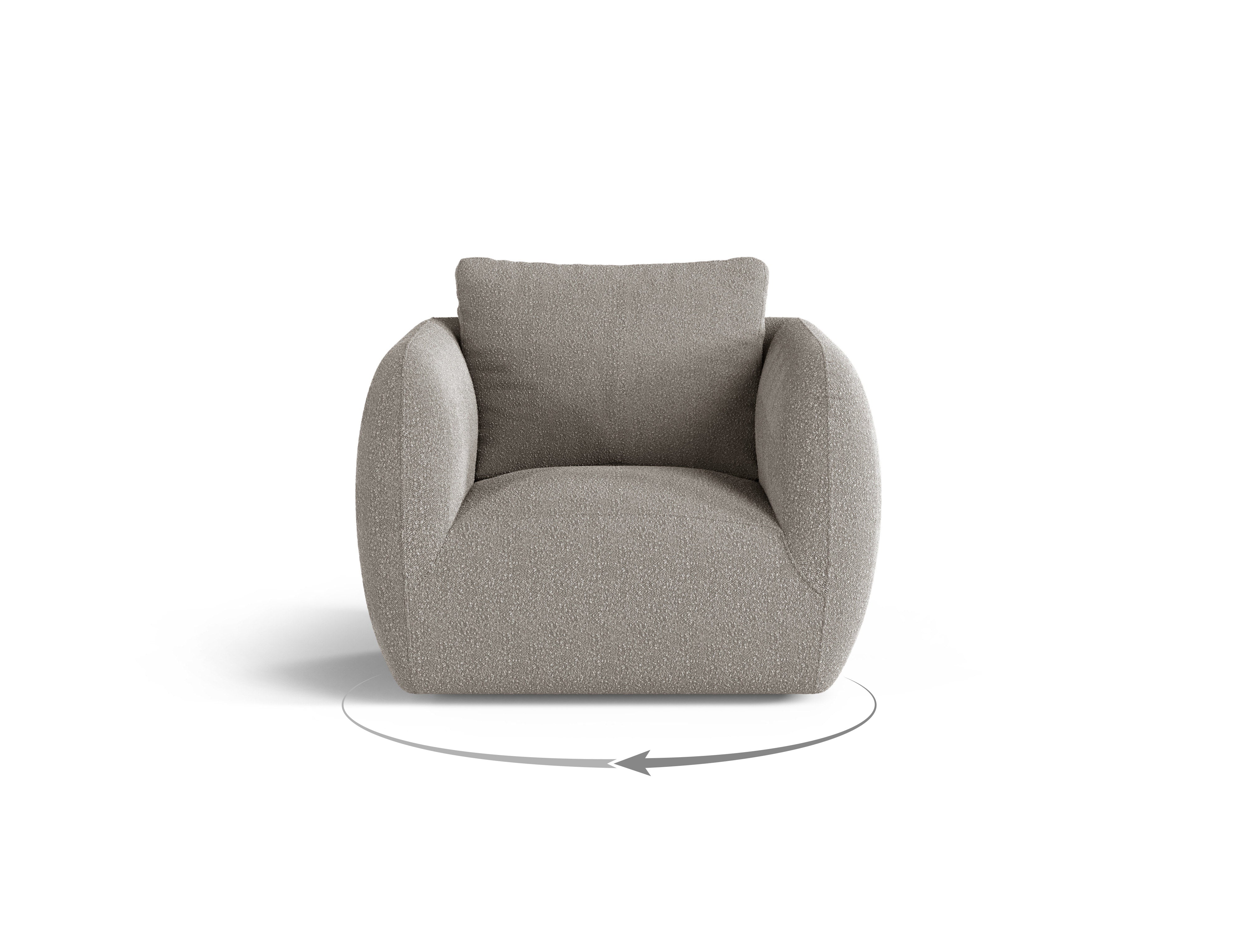 Iga Sessel, 95,5x87cm, Material: Bouclé