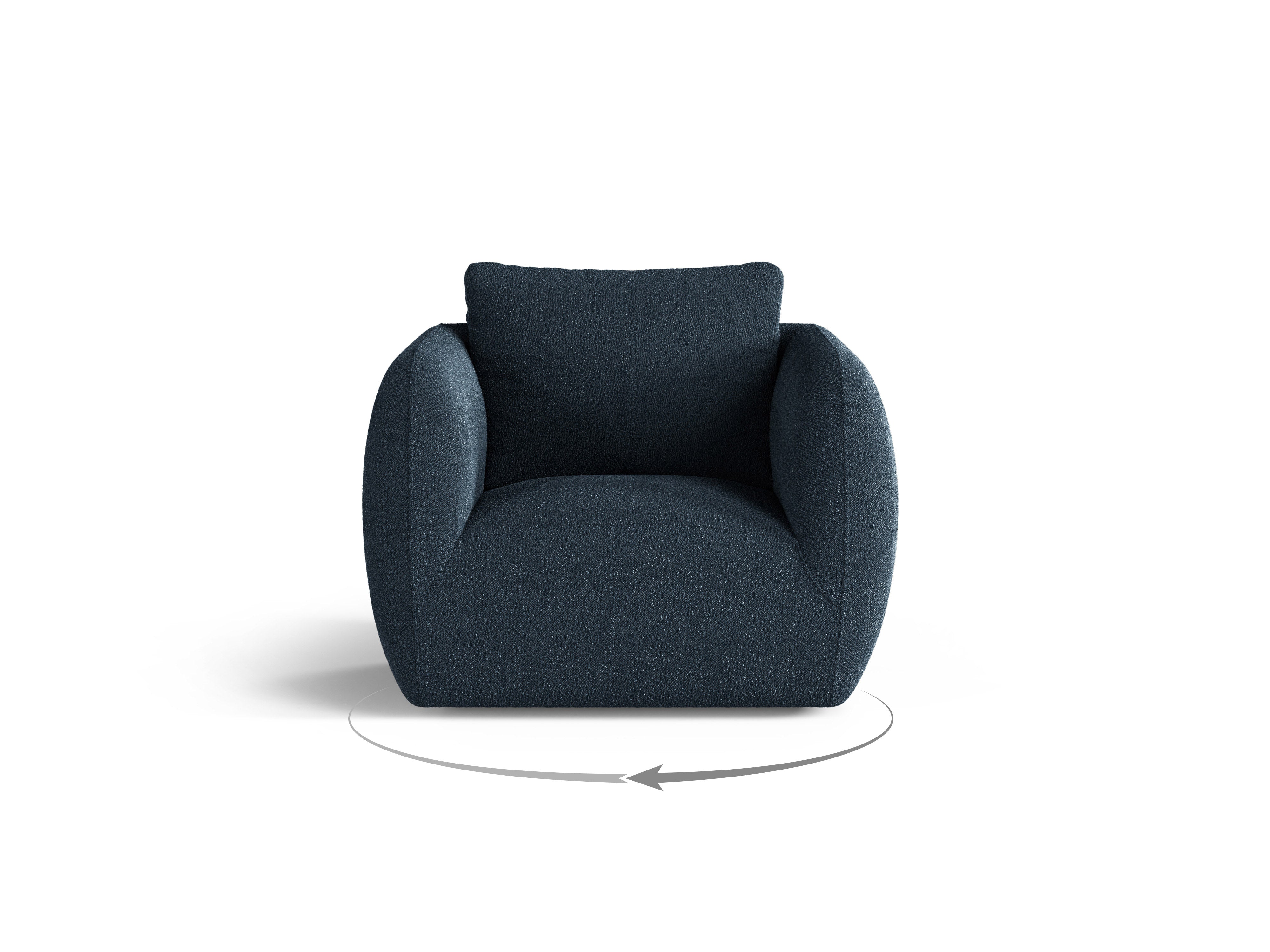 Iga Sessel, 95,5x87cm, Material: Bouclé