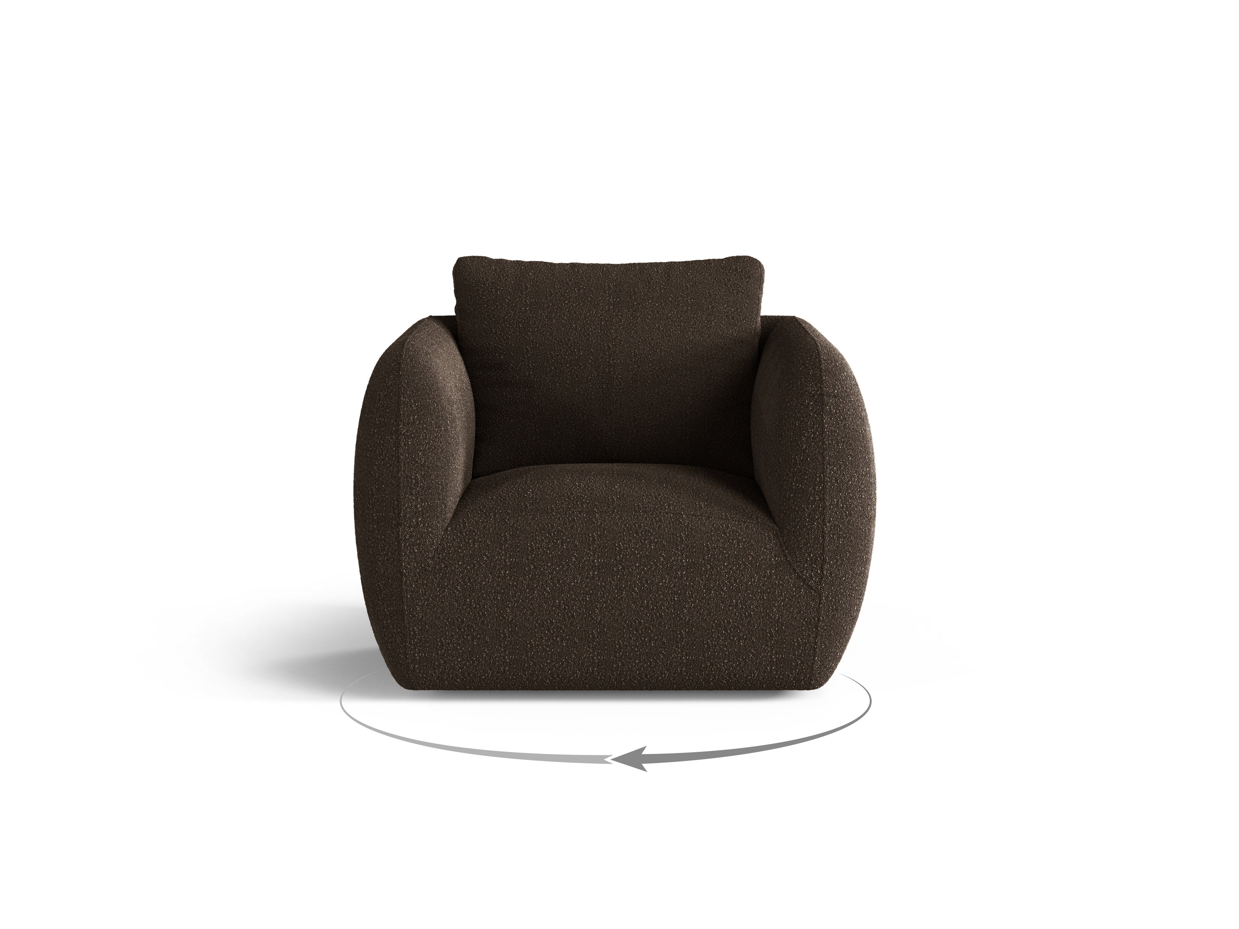 Iga Sessel, 95,5x87cm, Material: Bouclé