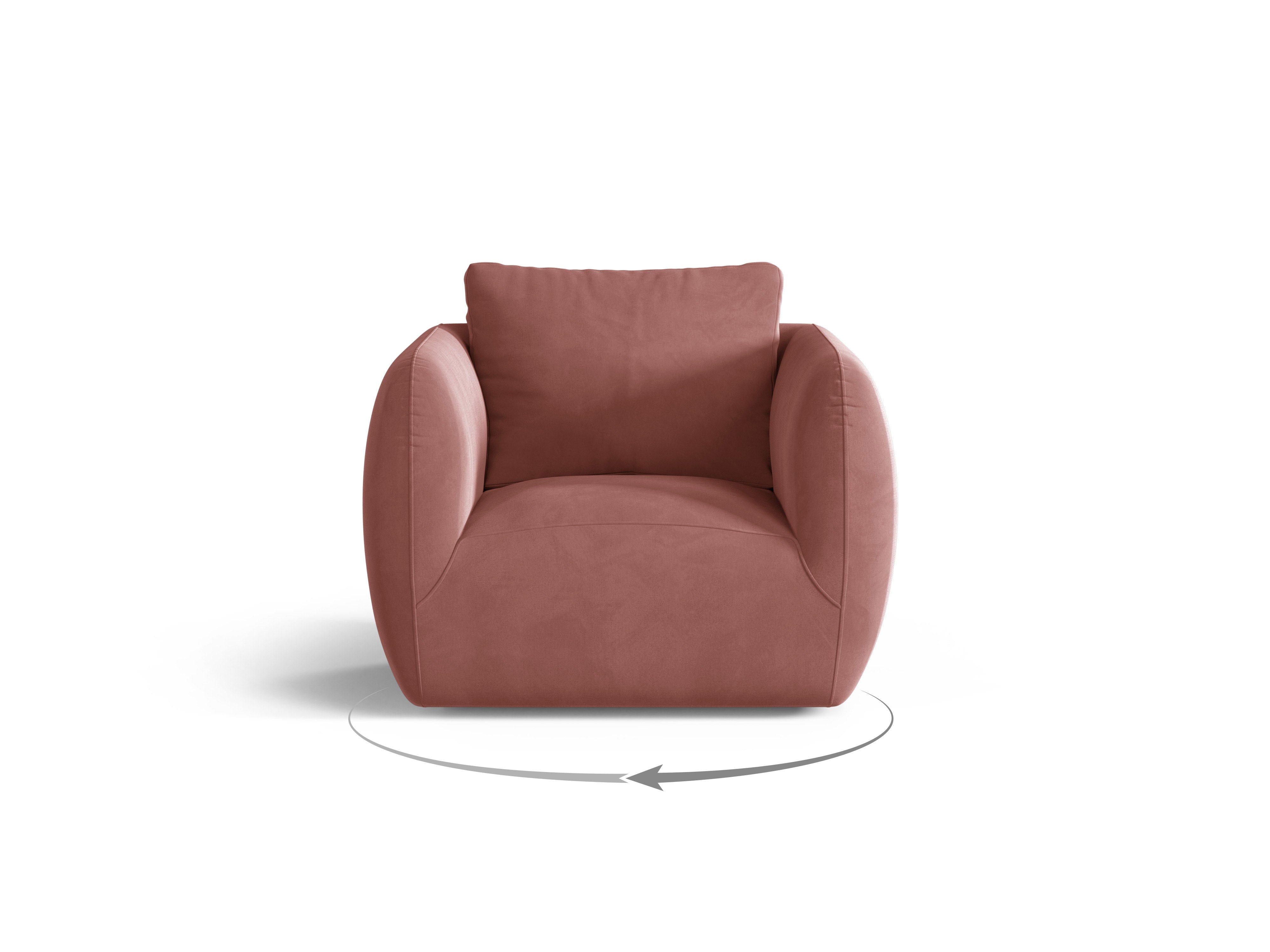 Iga Sessel, 95,5x87cm, Material: Samt