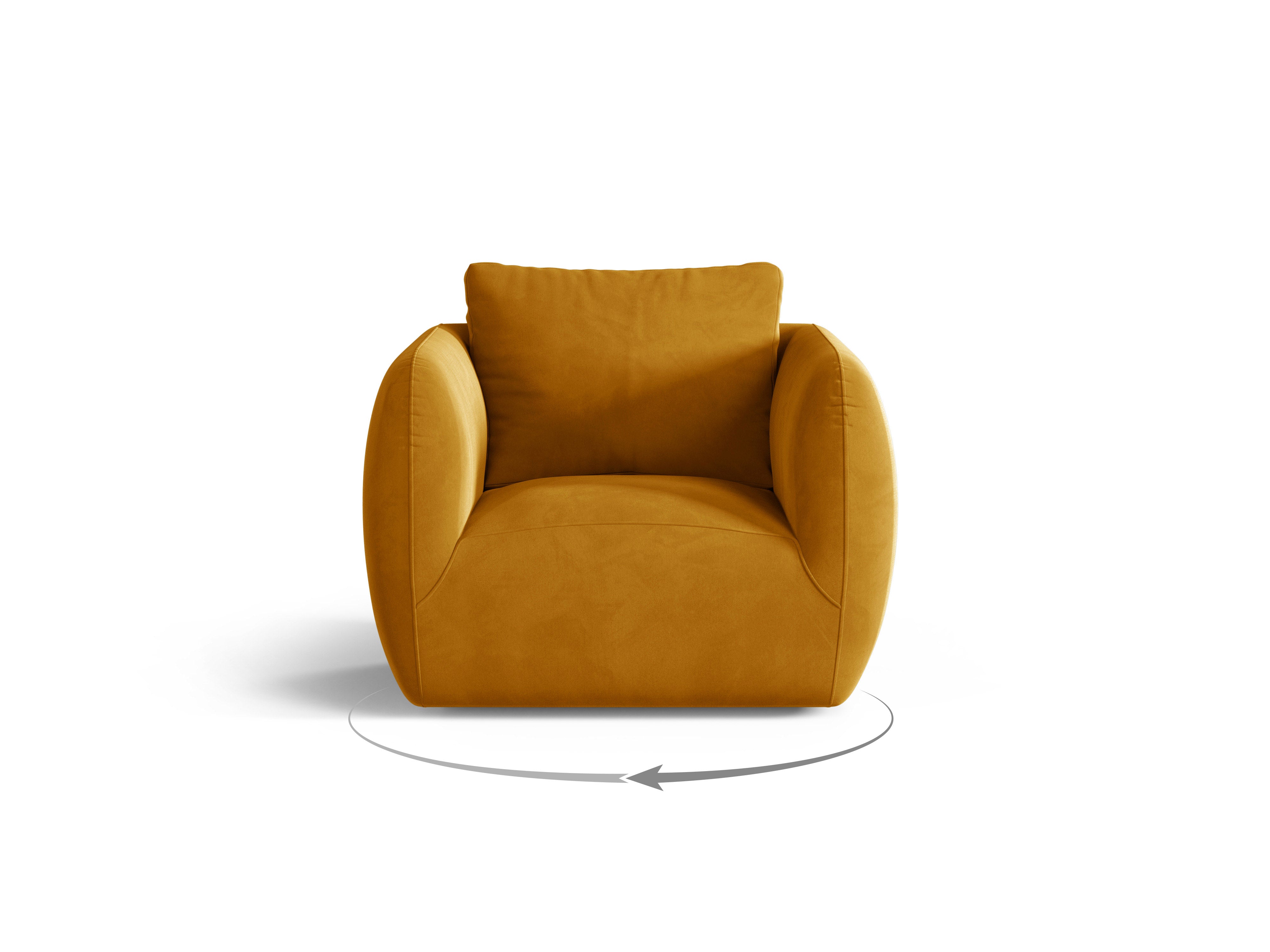 Iga Sessel, 95,5x87cm, Material: Samt