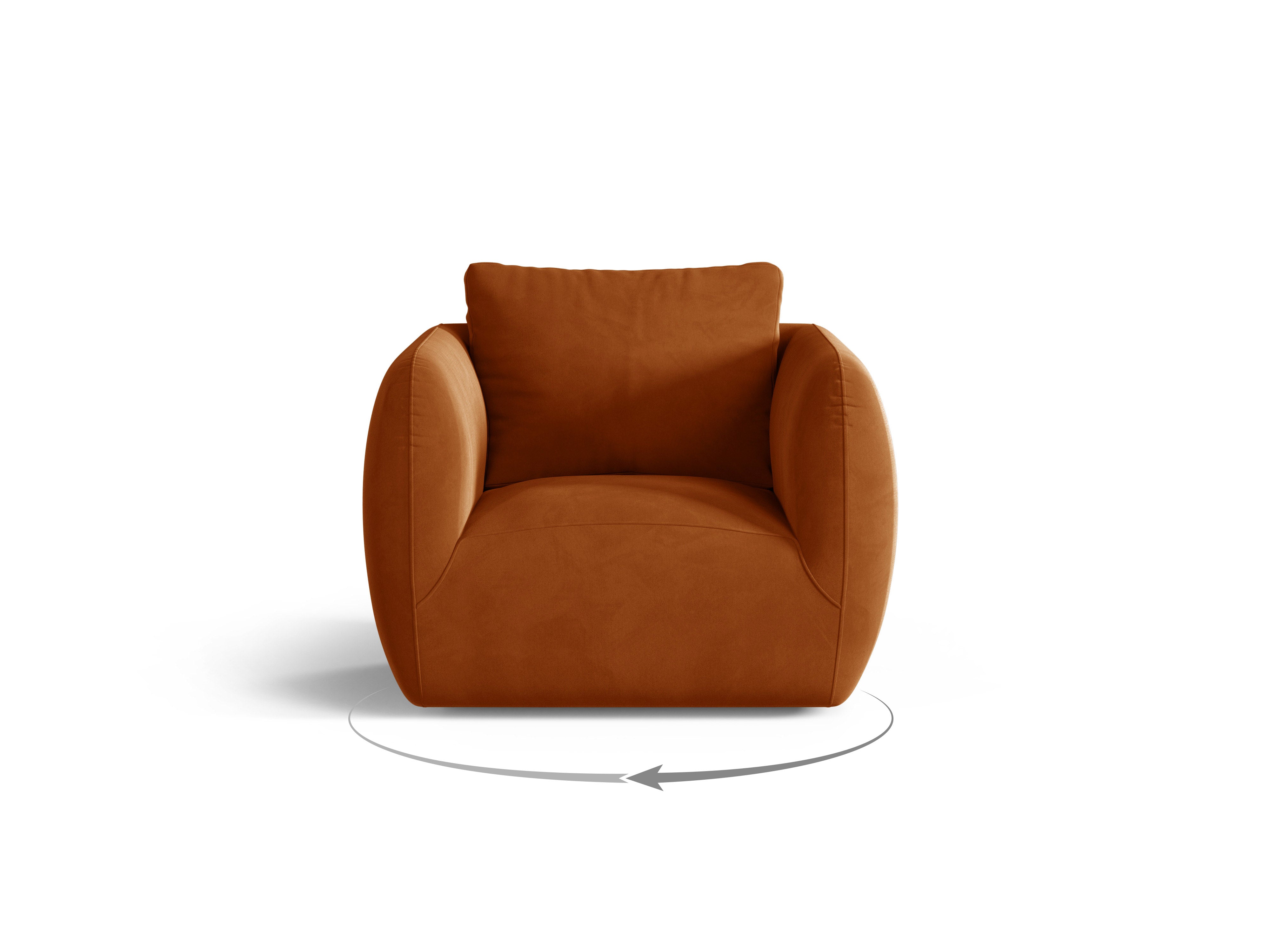 Iga Sessel, 95,5x87cm, Material: Samt