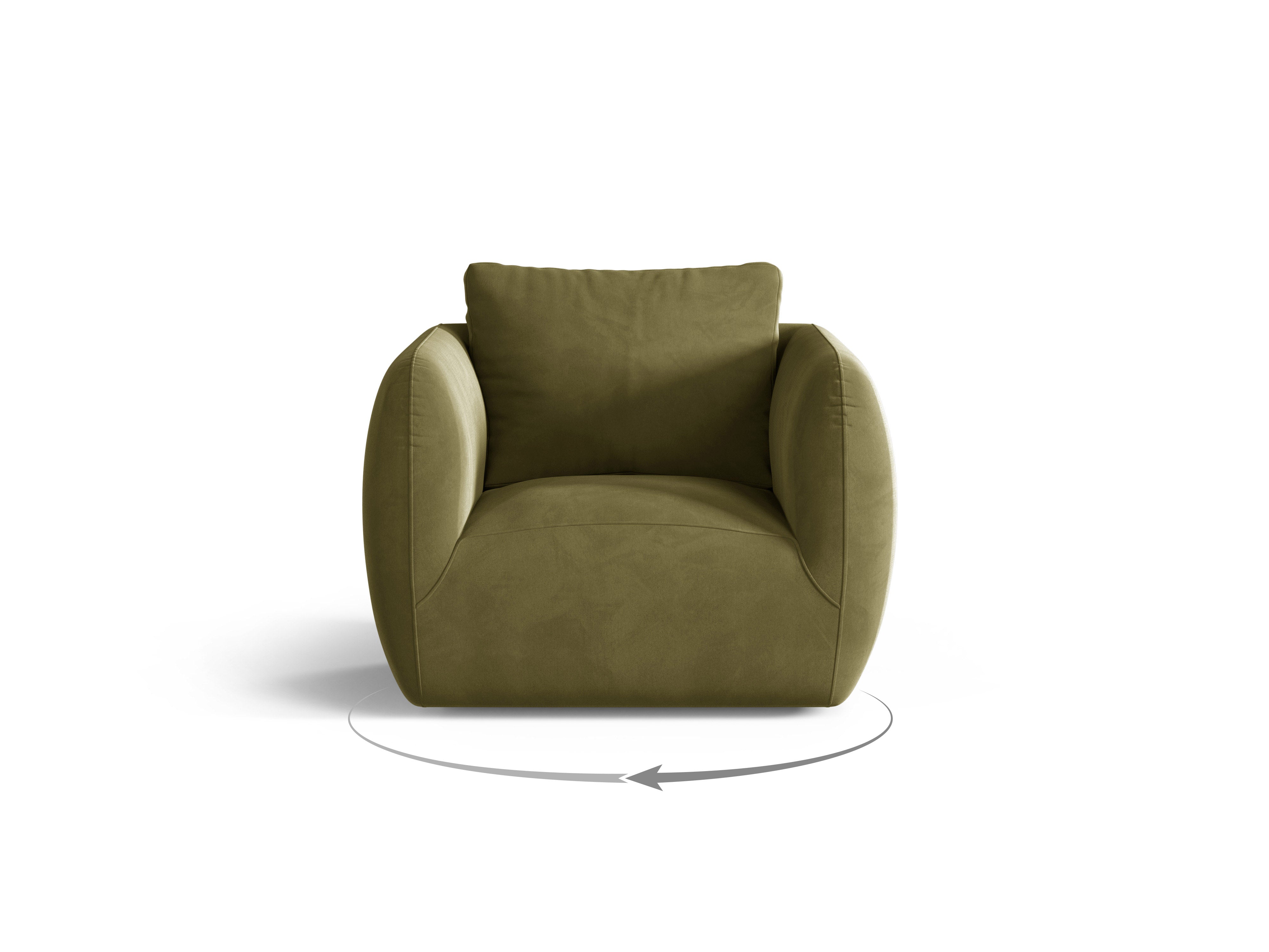 Iga Sessel, 95,5x87cm, Material: Samt