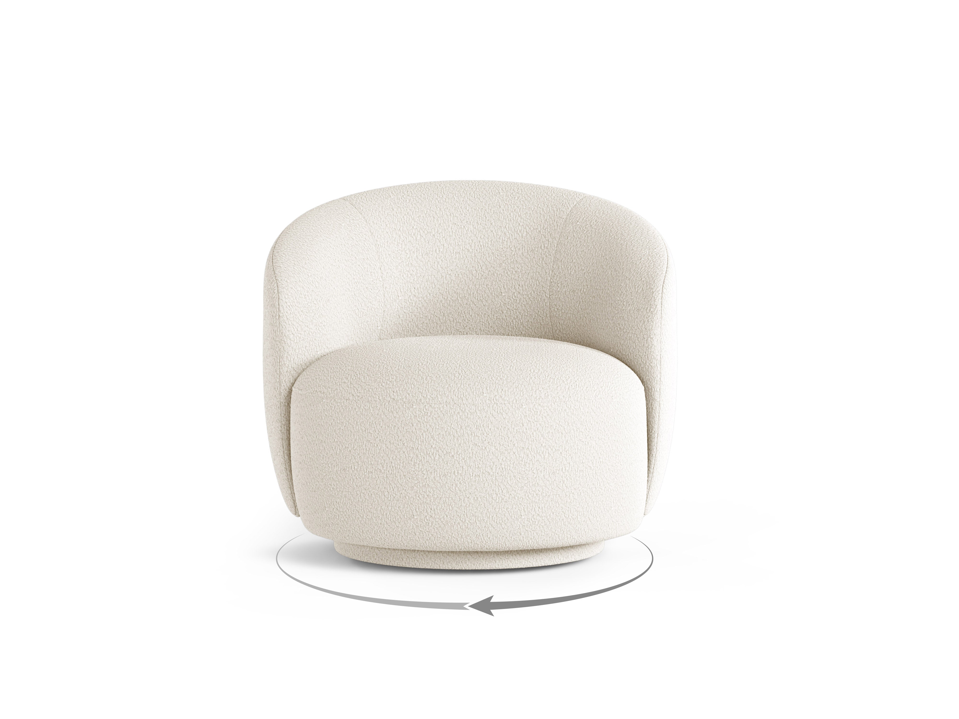 Letizia Sessel, 86x83cm, Material: Bouclé