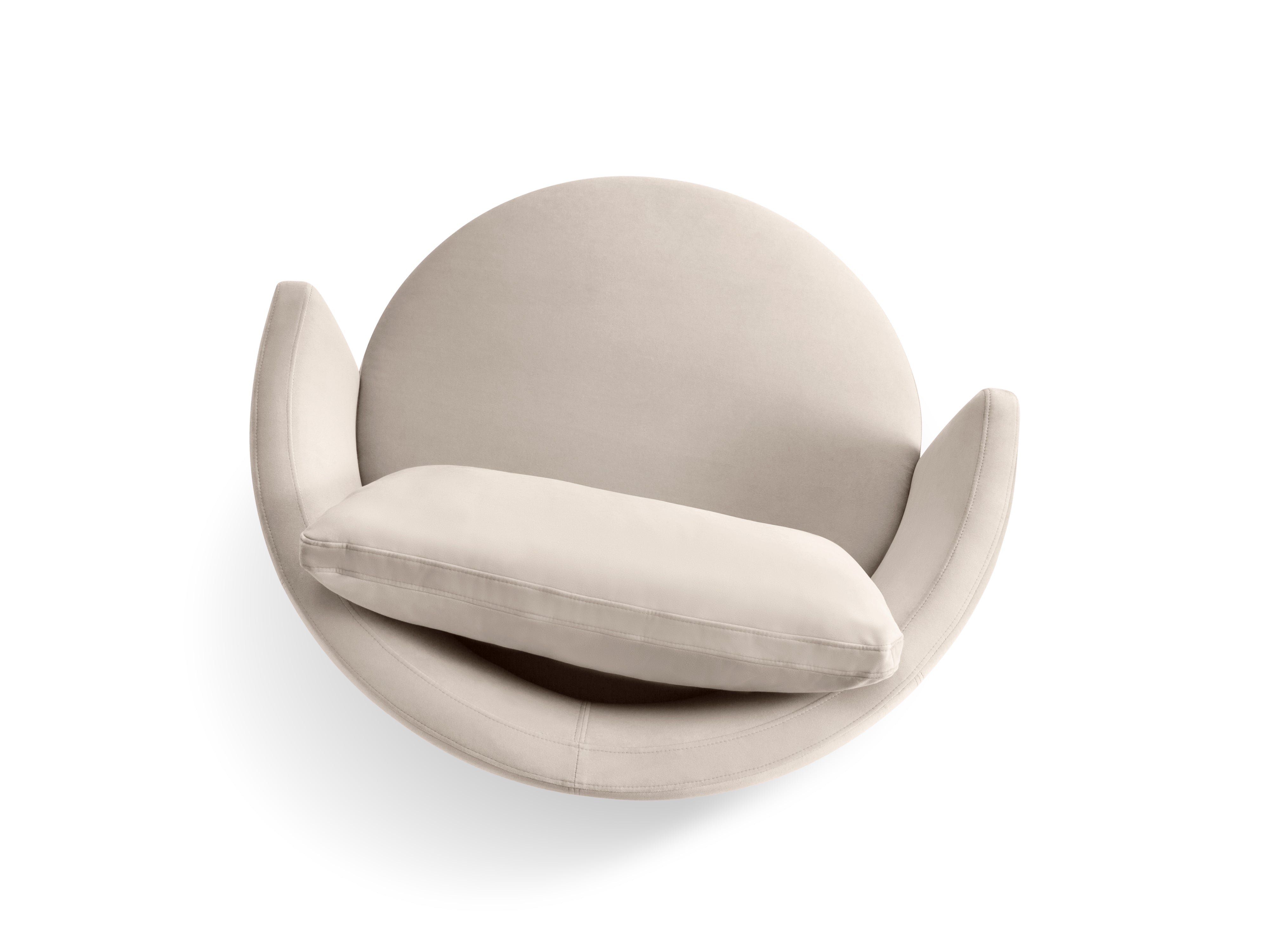 Bliss Sessel 92x92cm, Material: Samt