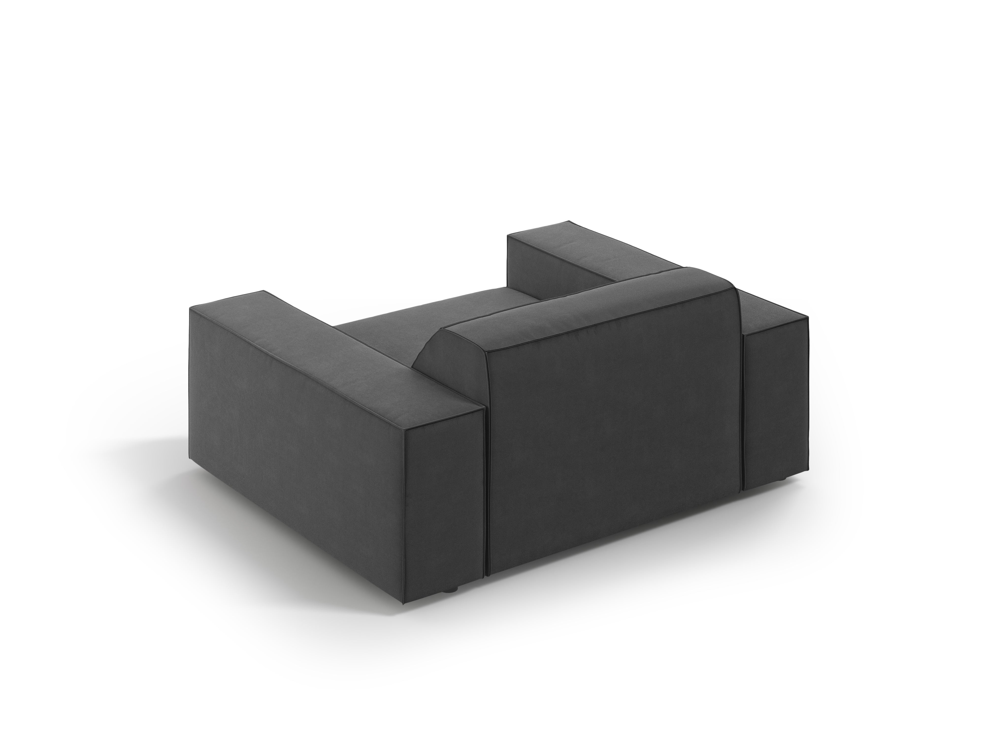 Jodie Sessel 124x102cm, Material: Samt