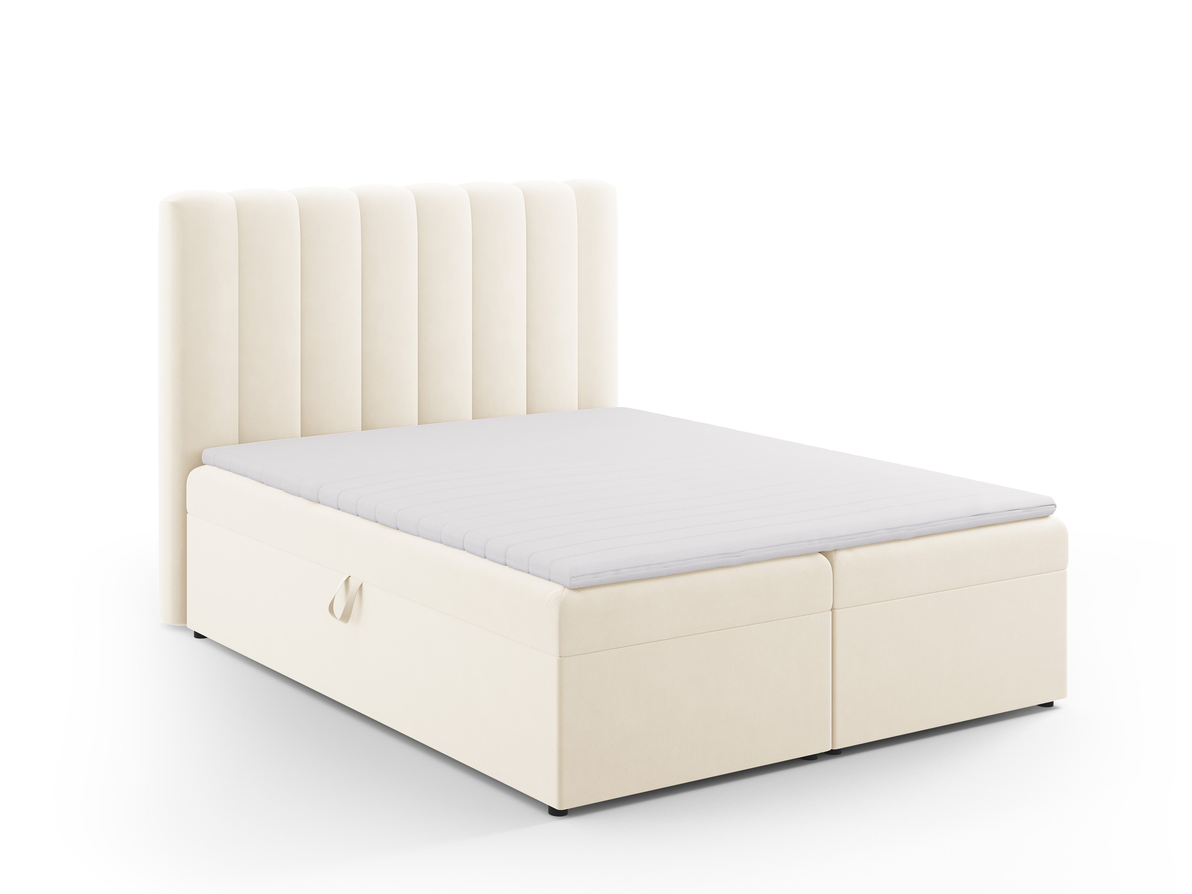 Boxspringbett Kelp, Material: Samt
