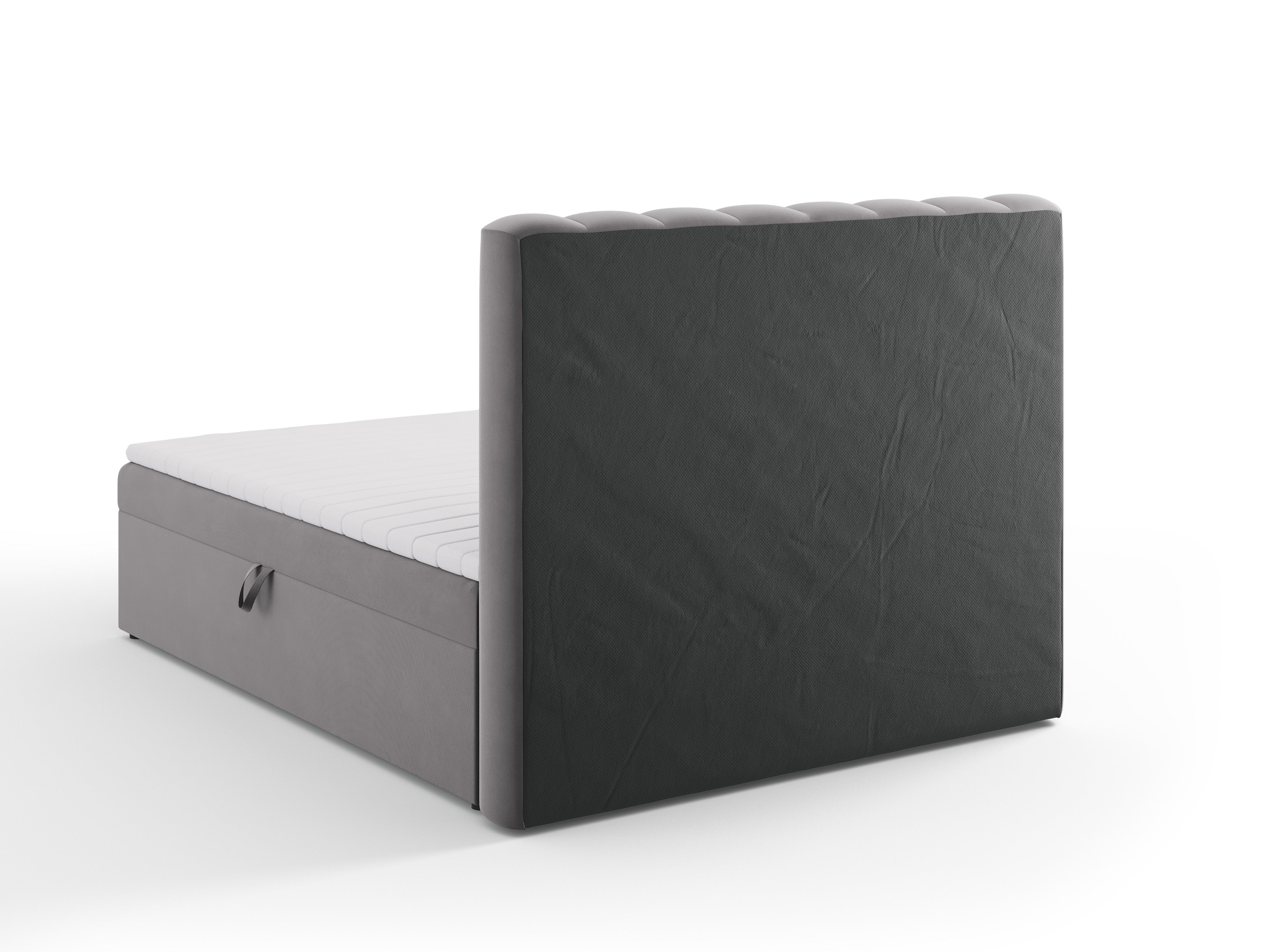 Boxspringbett Kelp, Material: Samt