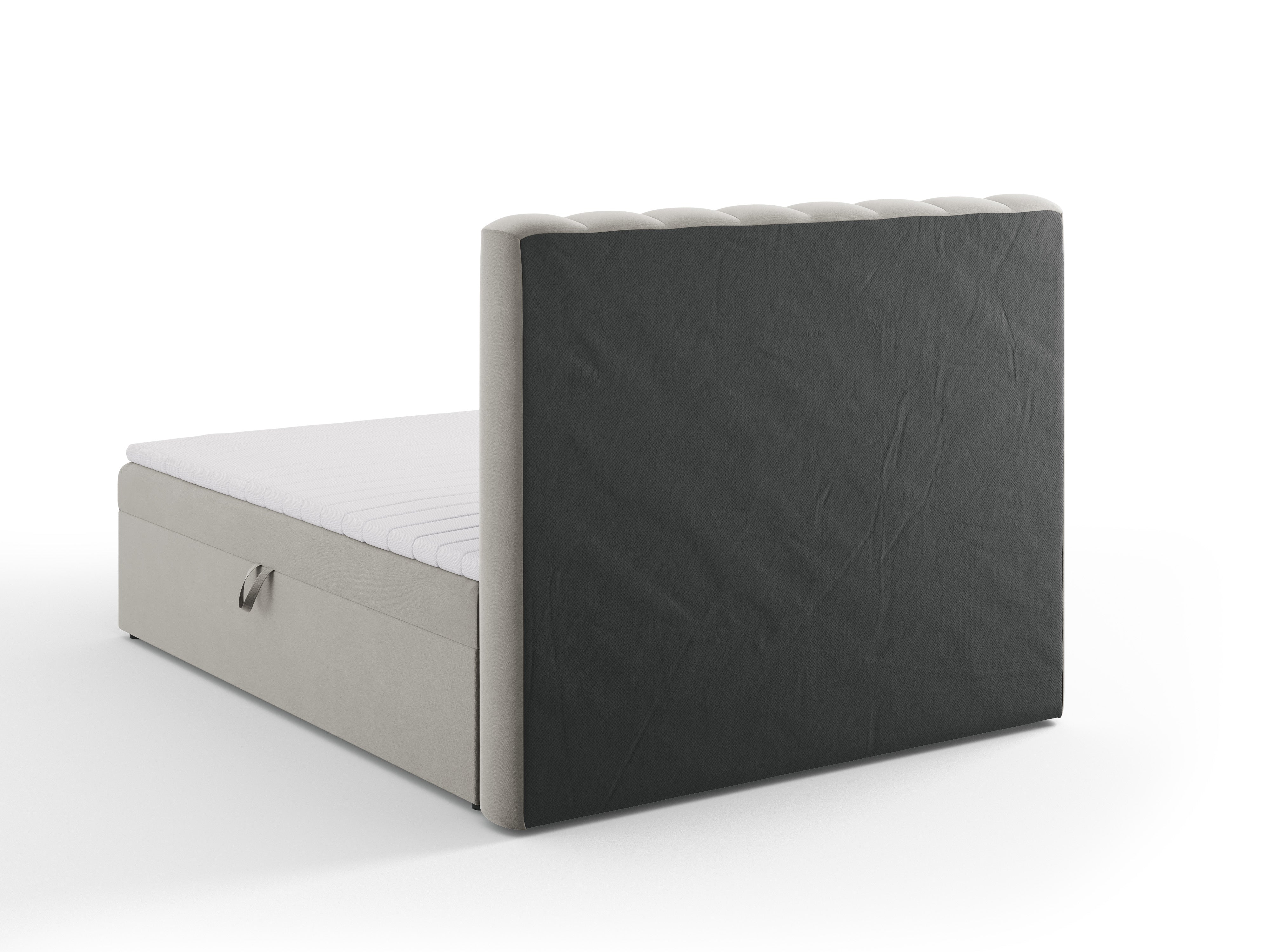 Boxspringbett Kelp, Material: Samt