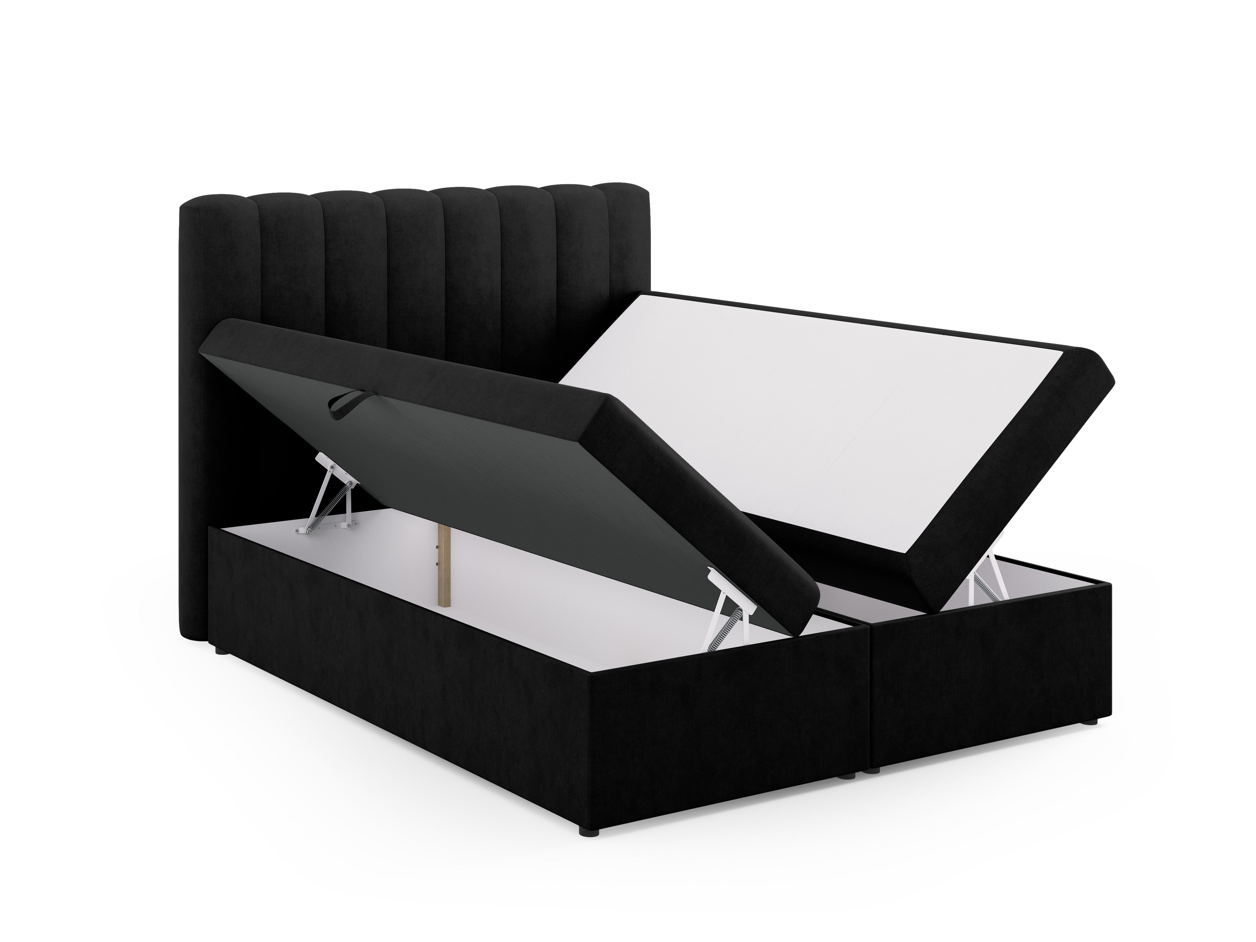 Boxspringbett Kelp, Material: Strukturstoff