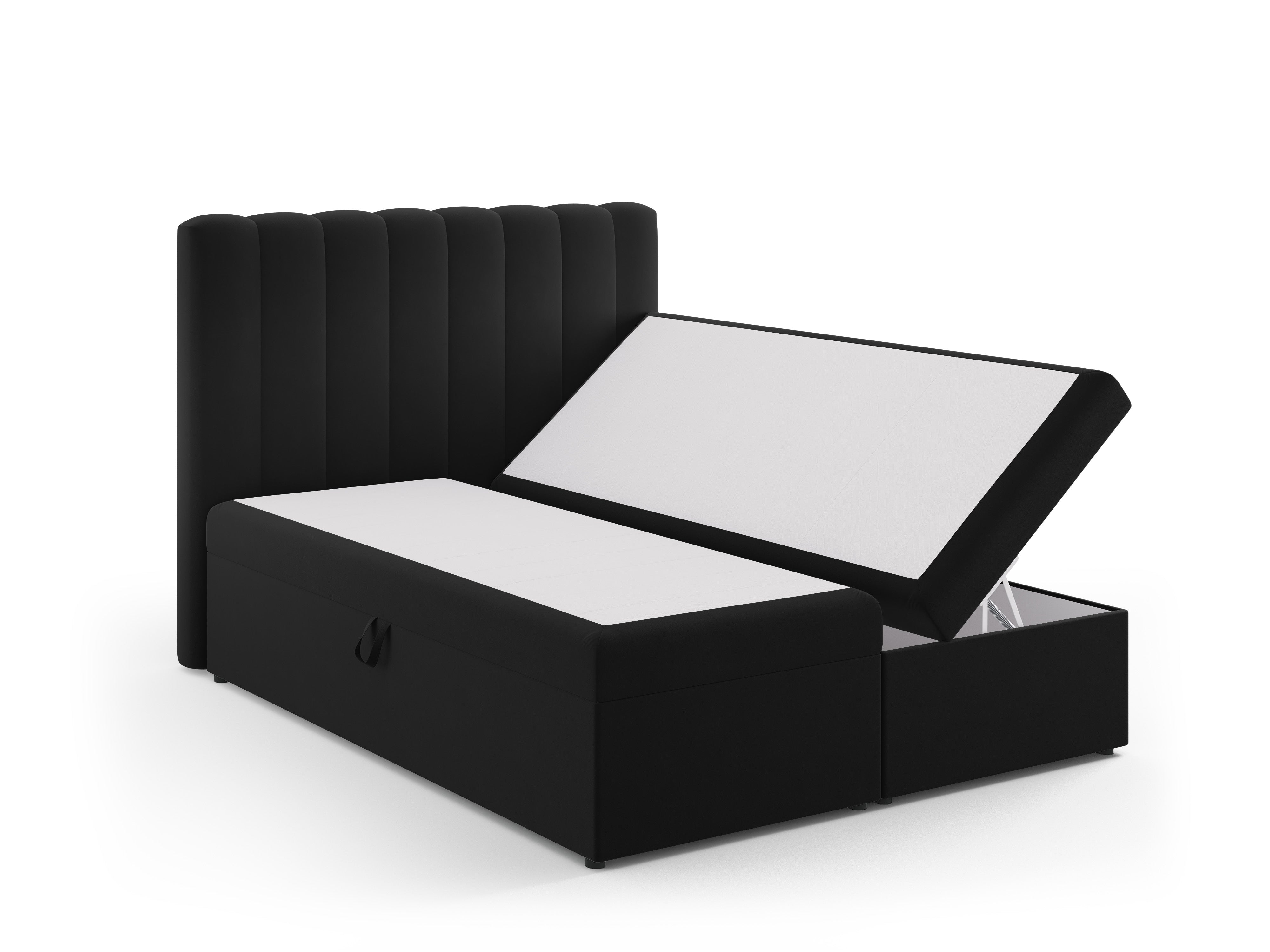 Boxspringbett Kelp, Material: Samt