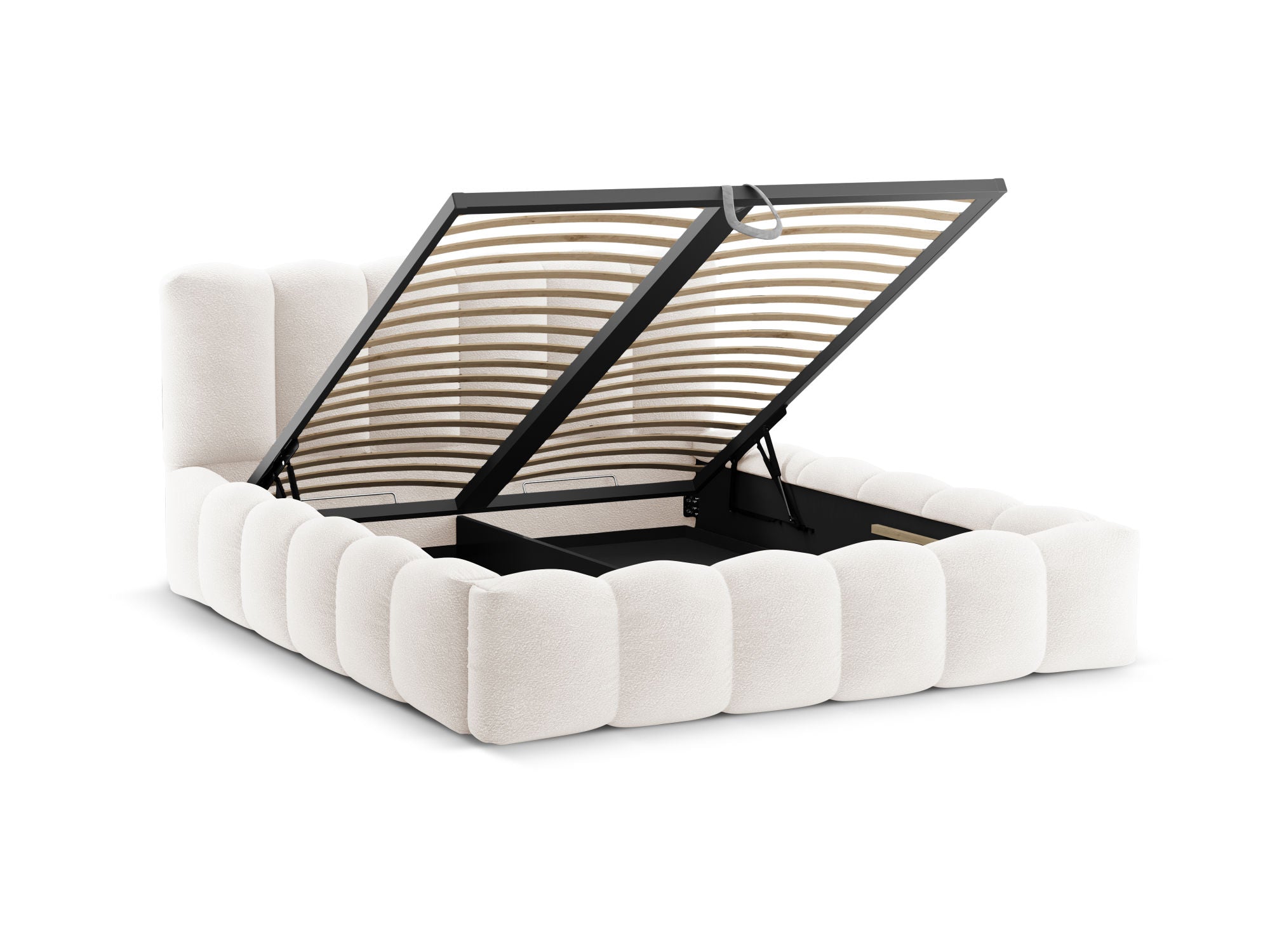 Lupine bett, Material: Boucle