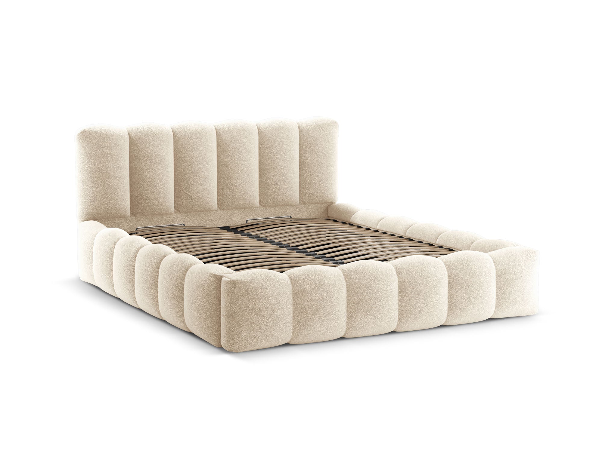 Lupine bett, Material: Boucle