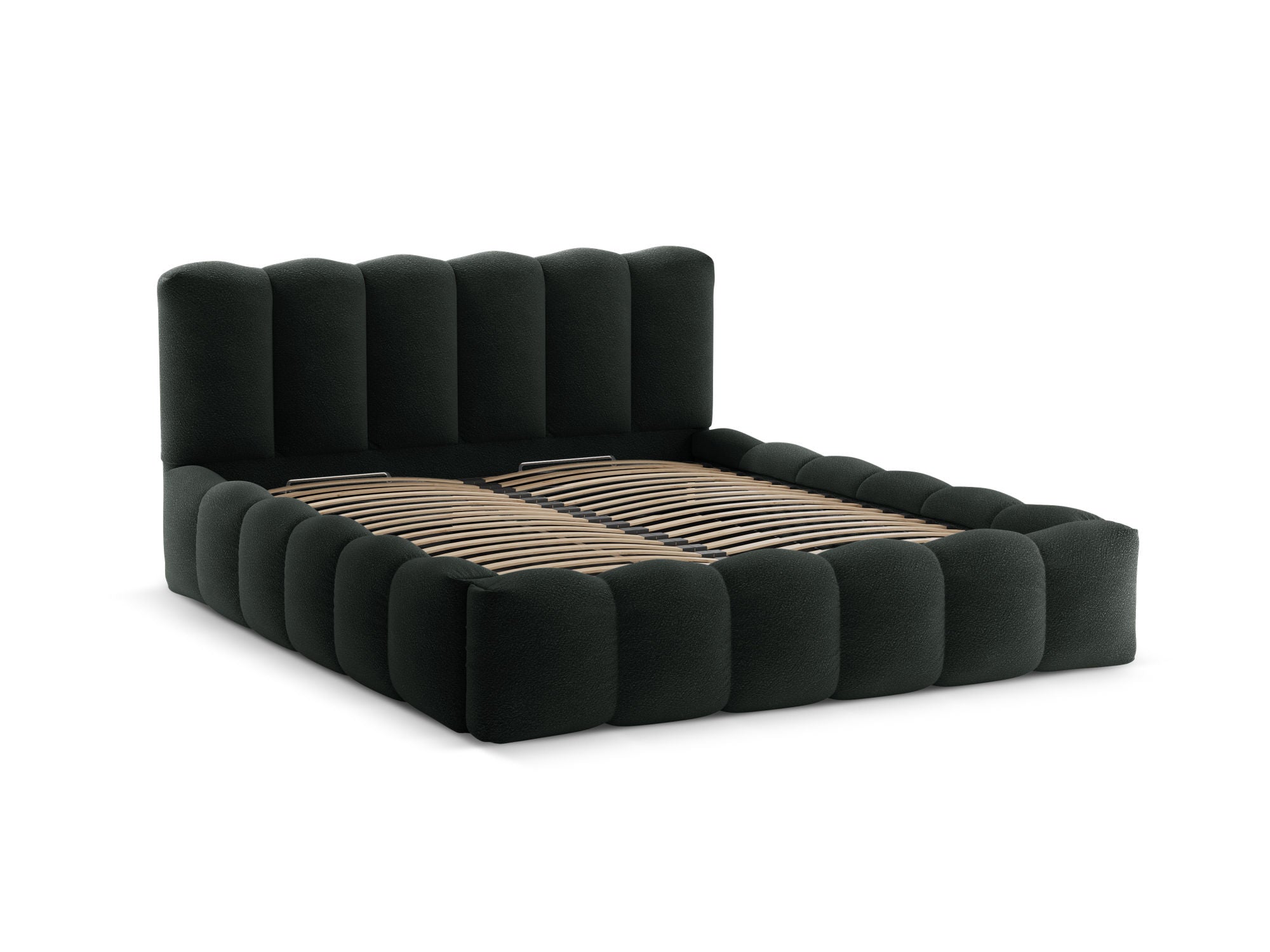 Lupine bett, Material: Boucle